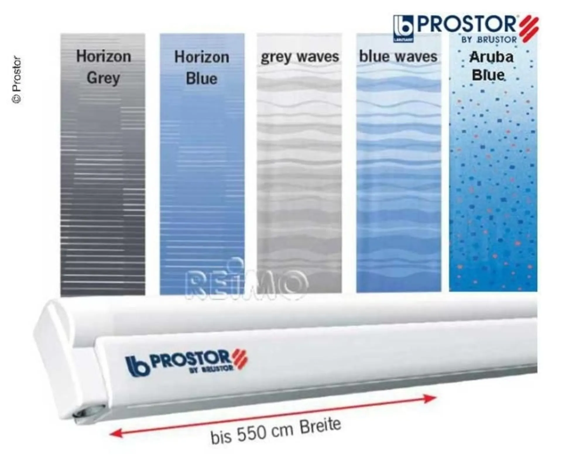Dometic Perfectwall 1500 - Wandmarkise in Grau