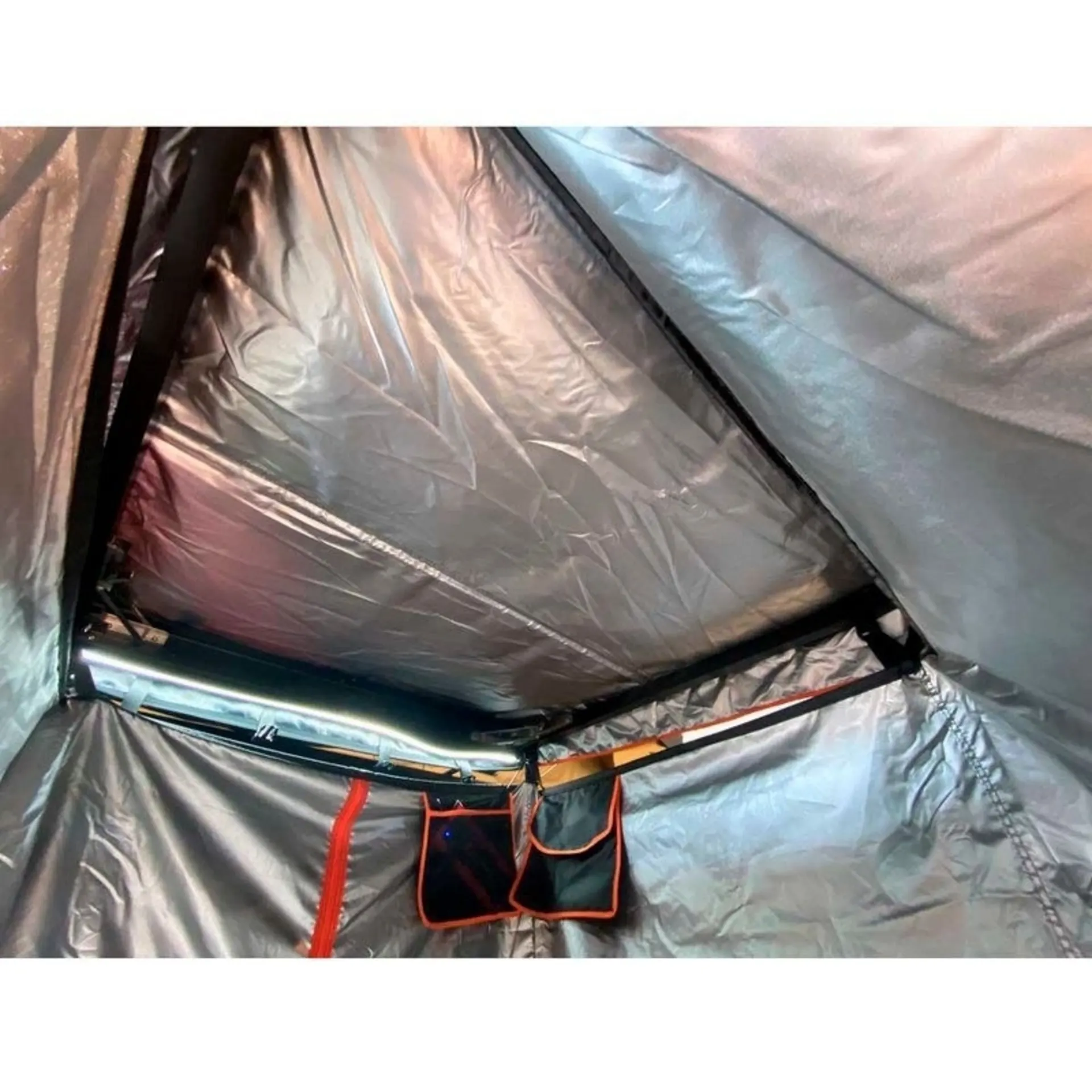 Vickywood Duschzelt mit Regenhaube 100 cm schwarz