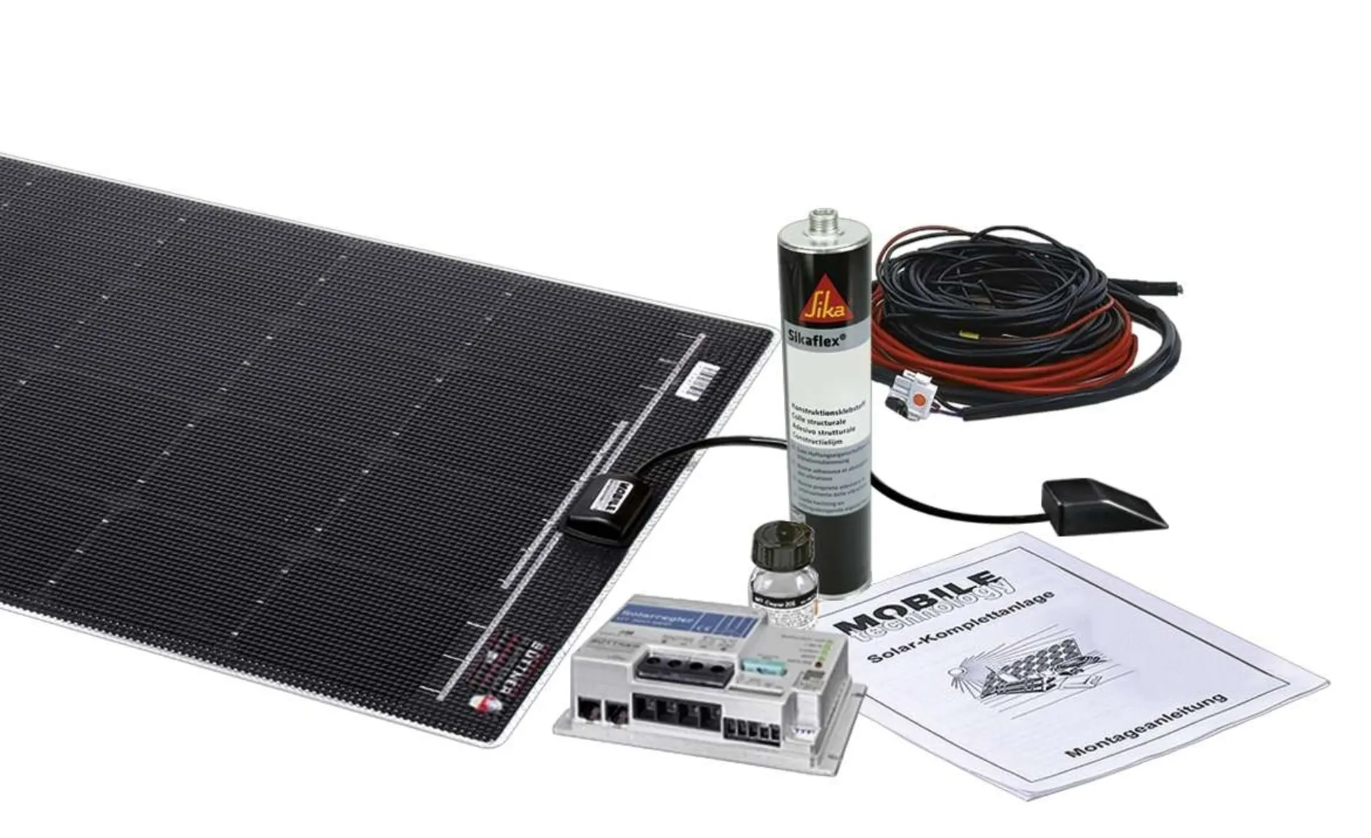 Büttner MT 120 FL Flat Light Système solaire complet 120 Wp