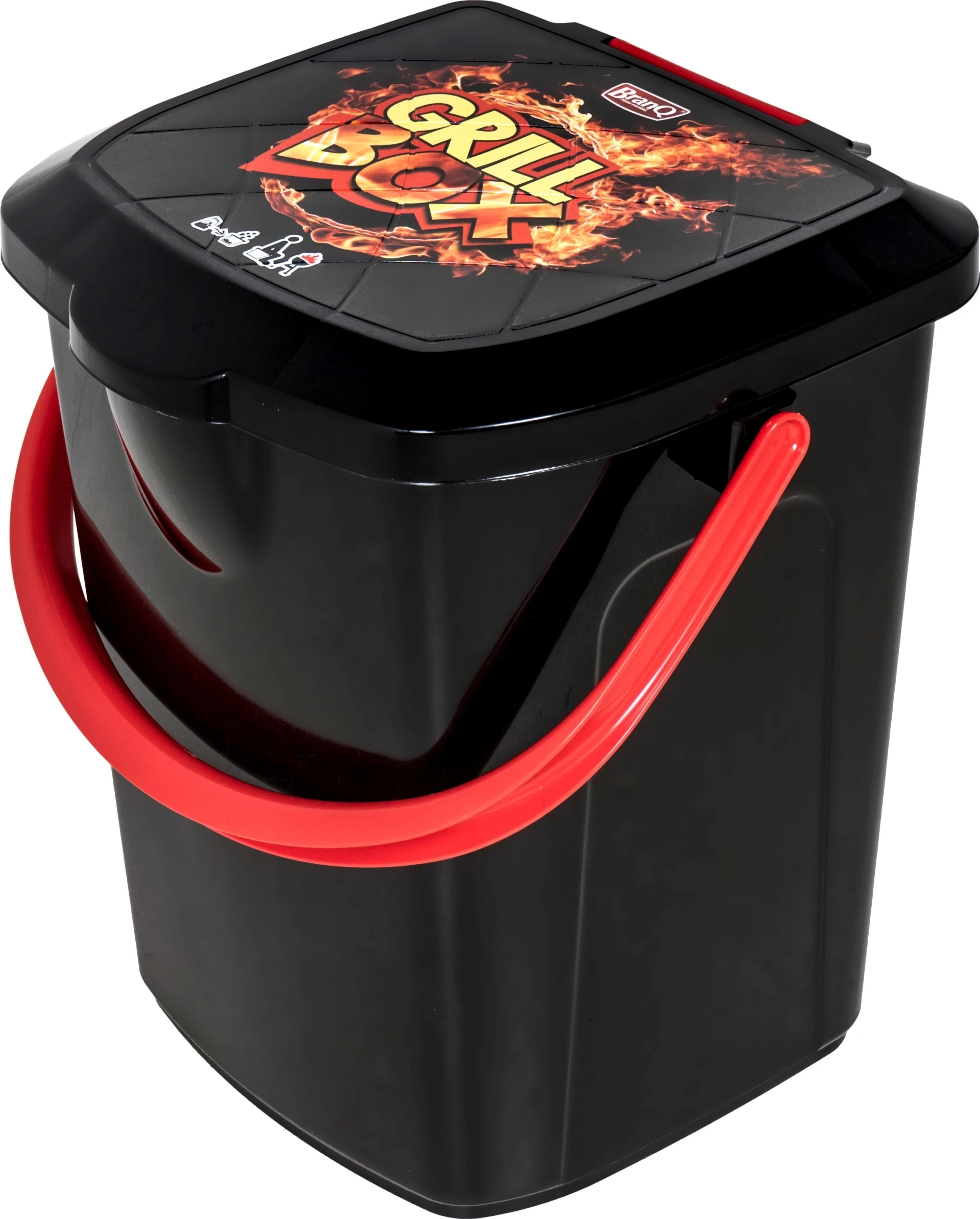 BranQ boîte à charbon de bois et accessoires 22 L
