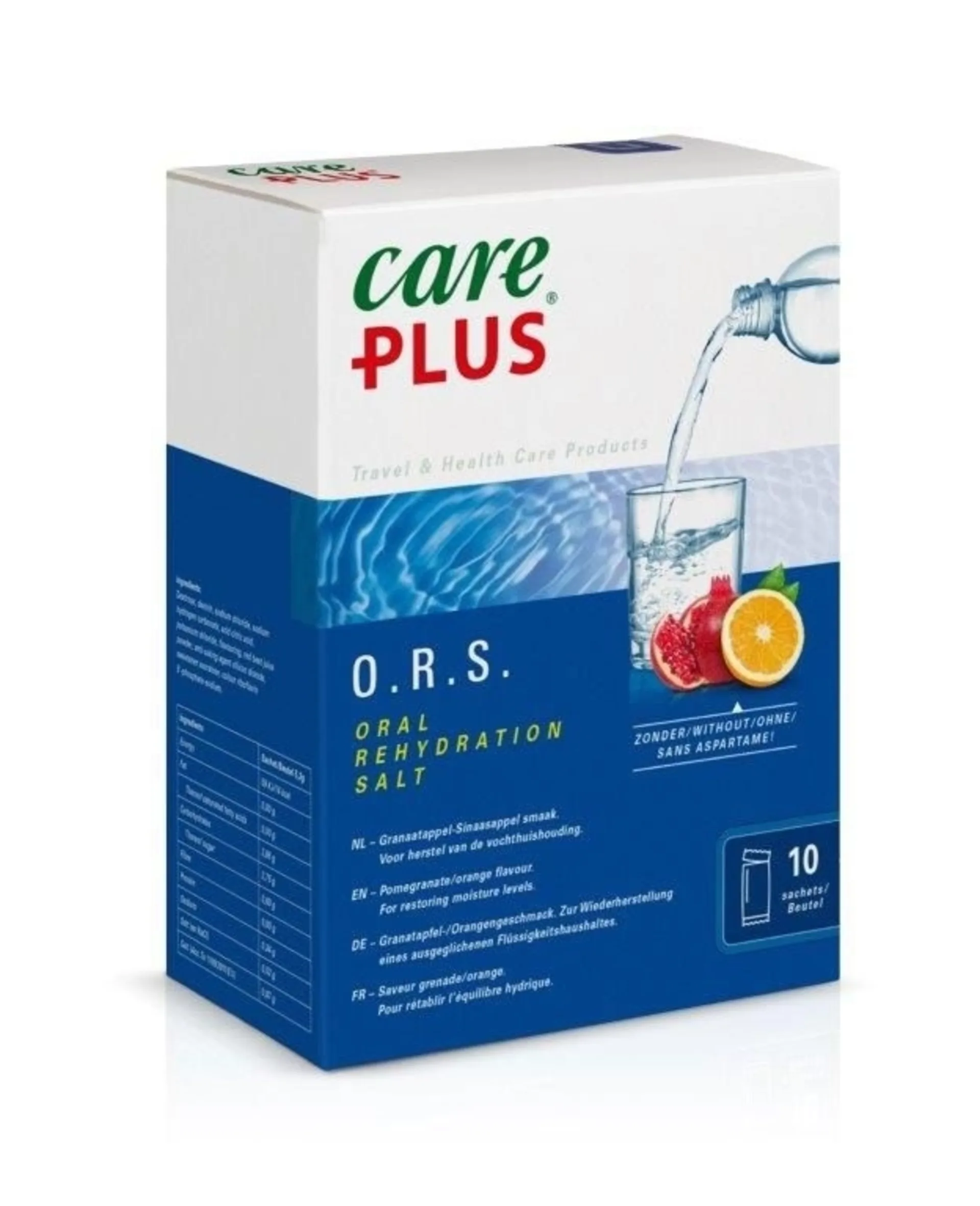 Sel de réhydratation orale, pomegrana Care Plus Régénération