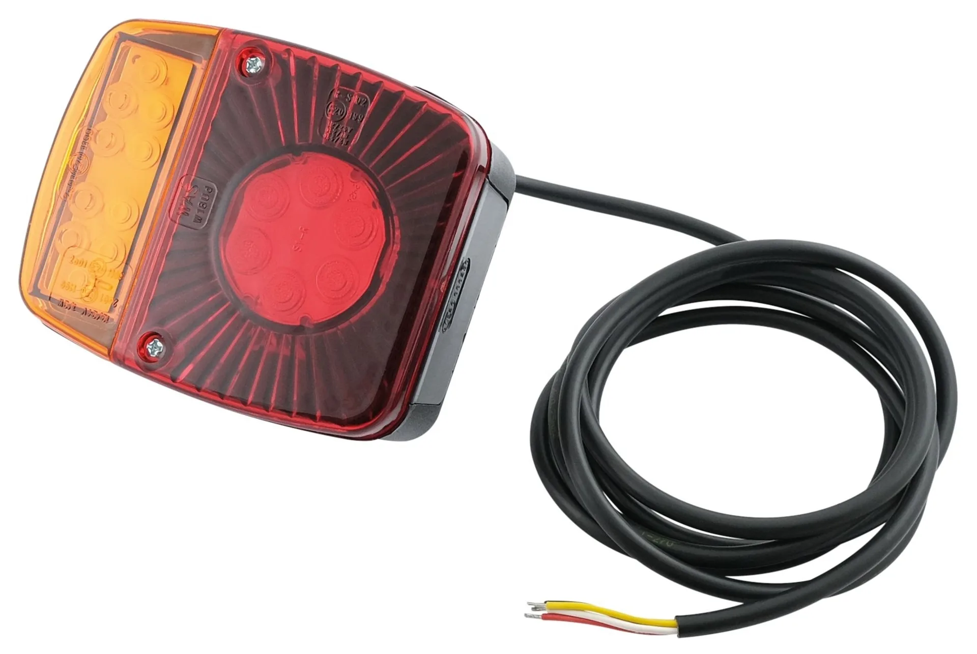 WAS - LED-Schlussleuchte L+R 12/24V ohne KZL 101 x 121 x 56 mm