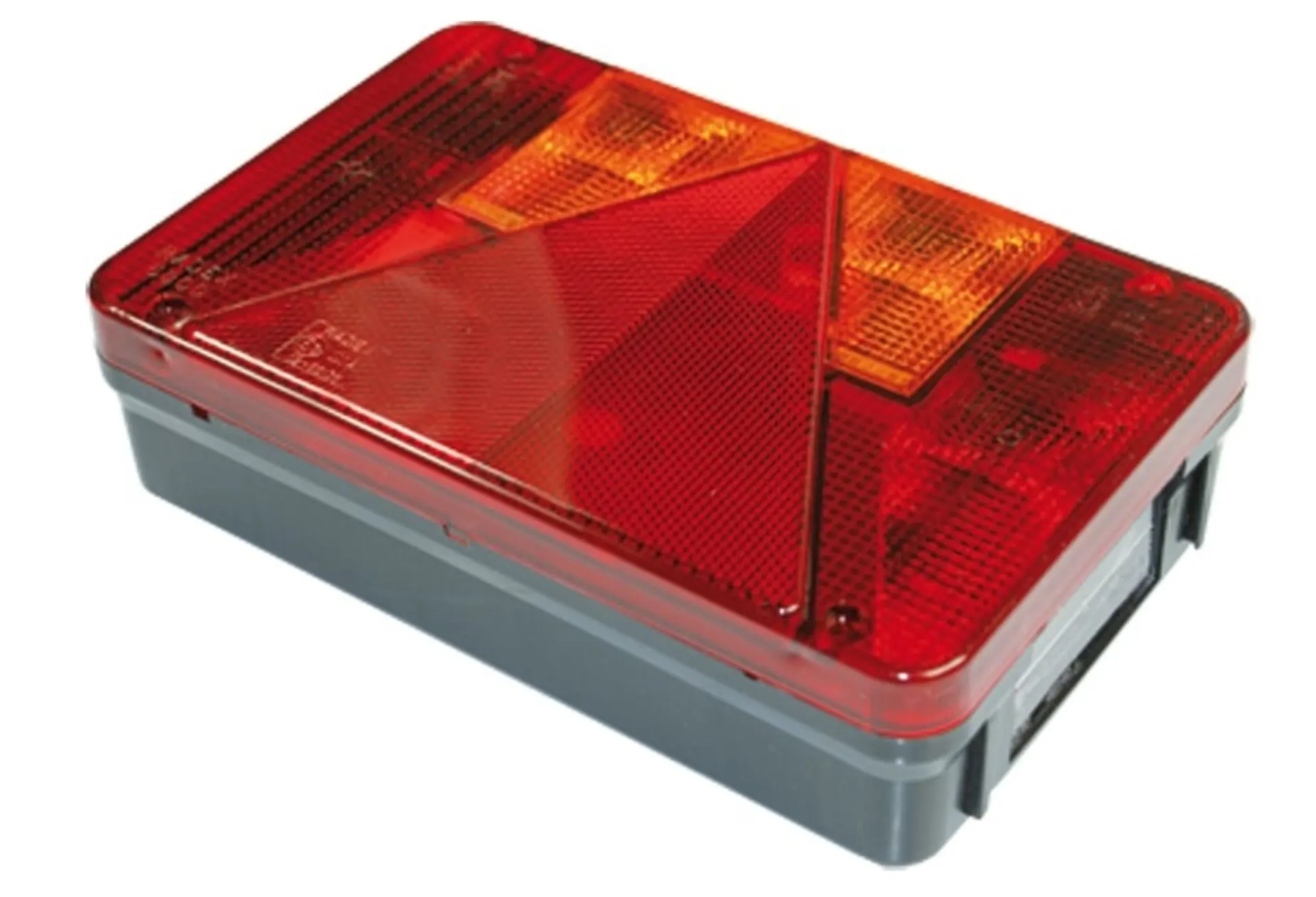 RADEX - Blink-Brems-Schlussleuchte 5800 217 x 140 mm, links, mit Gummitülle