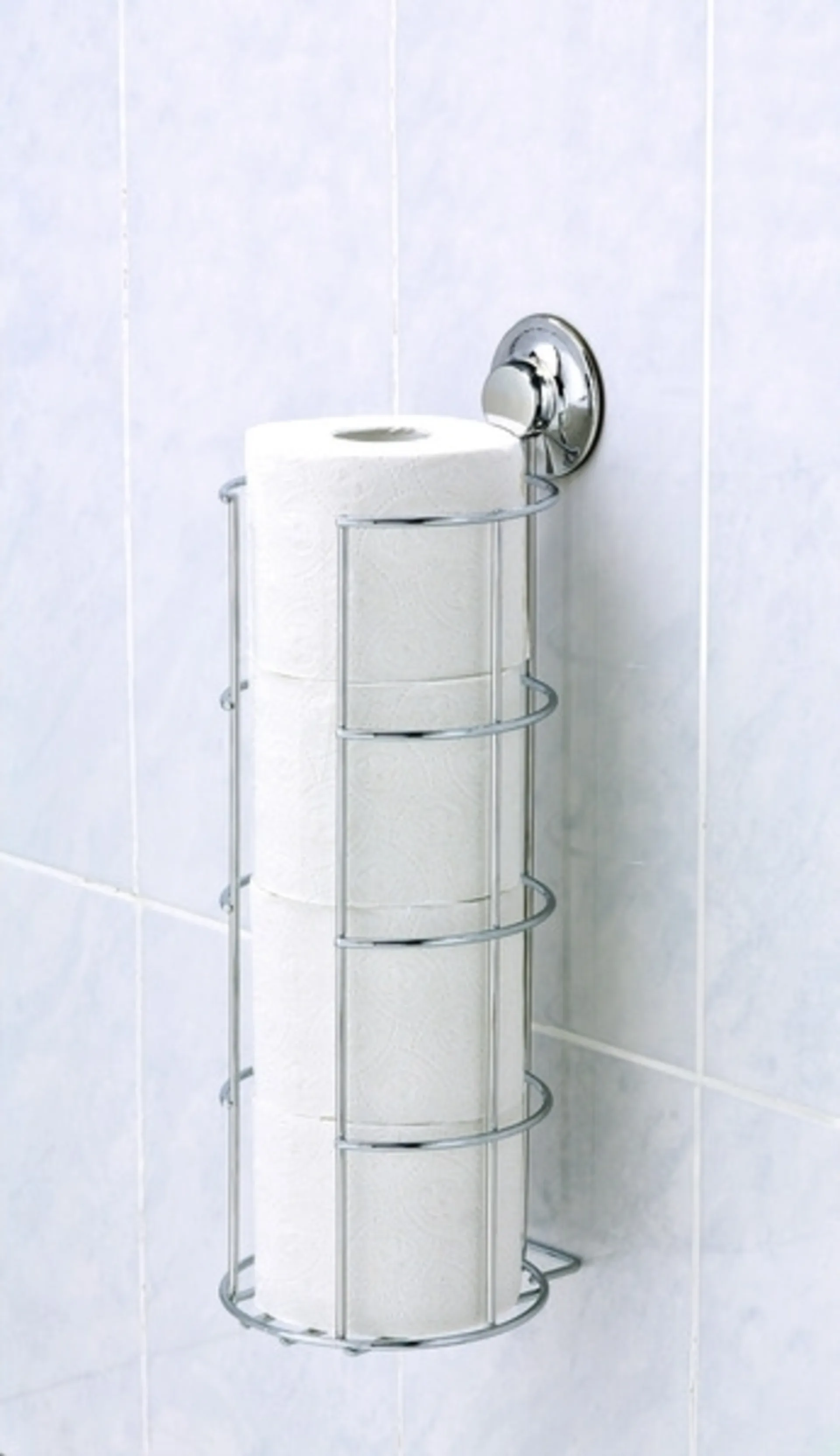 Dépôt de support de papier toilette avec ventouse