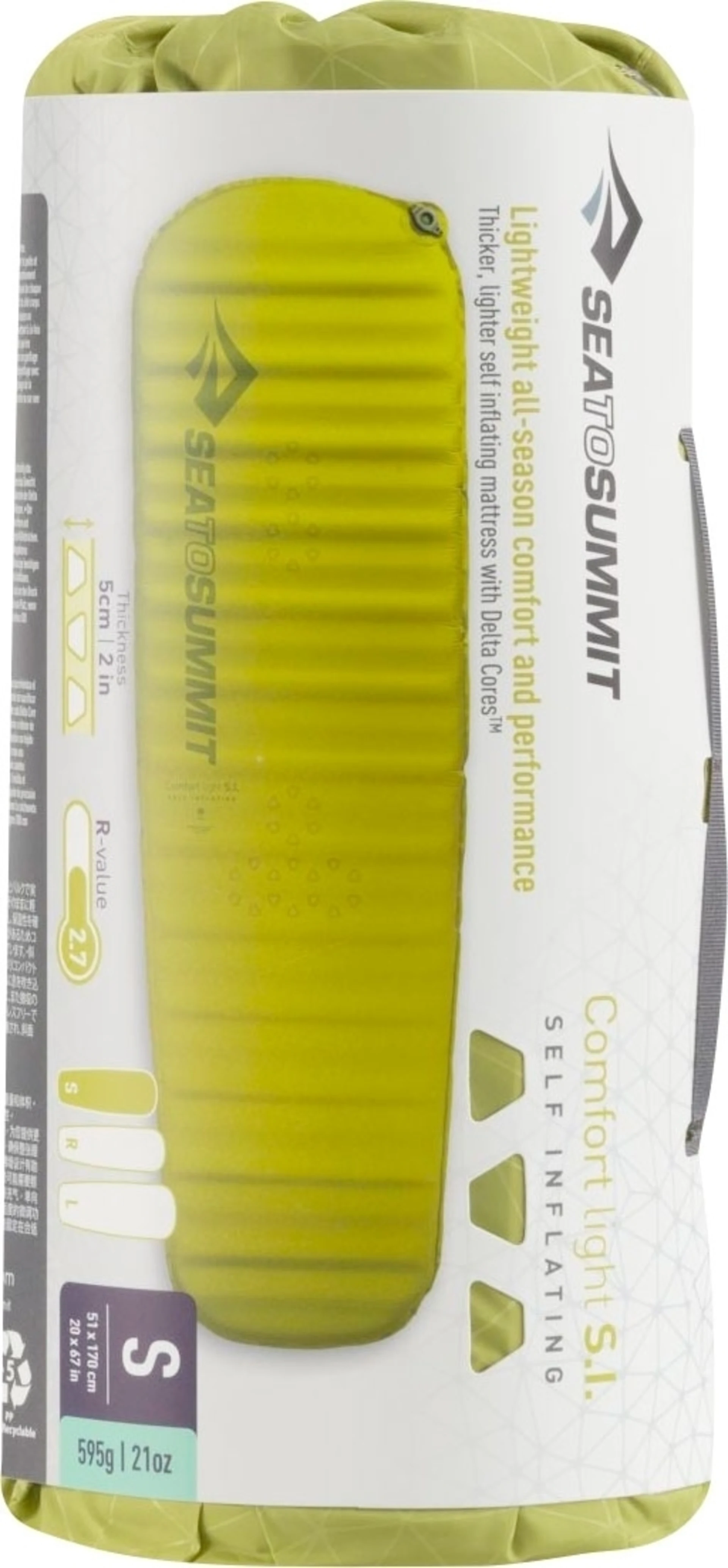 Sea to Summit Comfort Light Self Inflating Mat selbstaufblasend, Small
