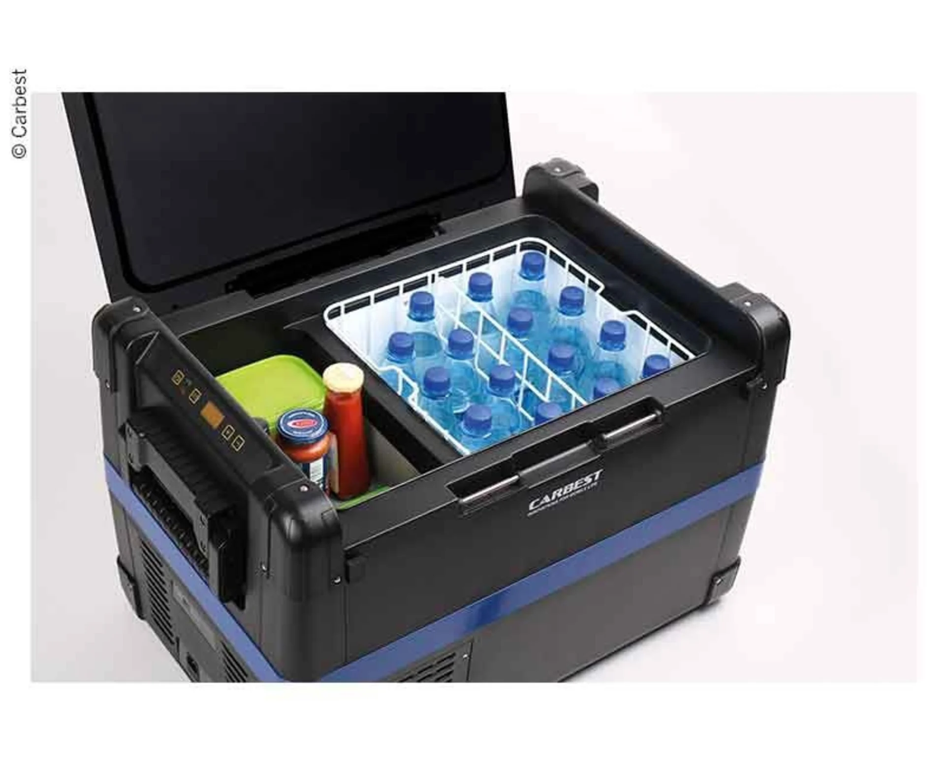 Carbest MaxiFreezer 50L Kompressorkühlbox mit Kühl- und Gefrierfach
