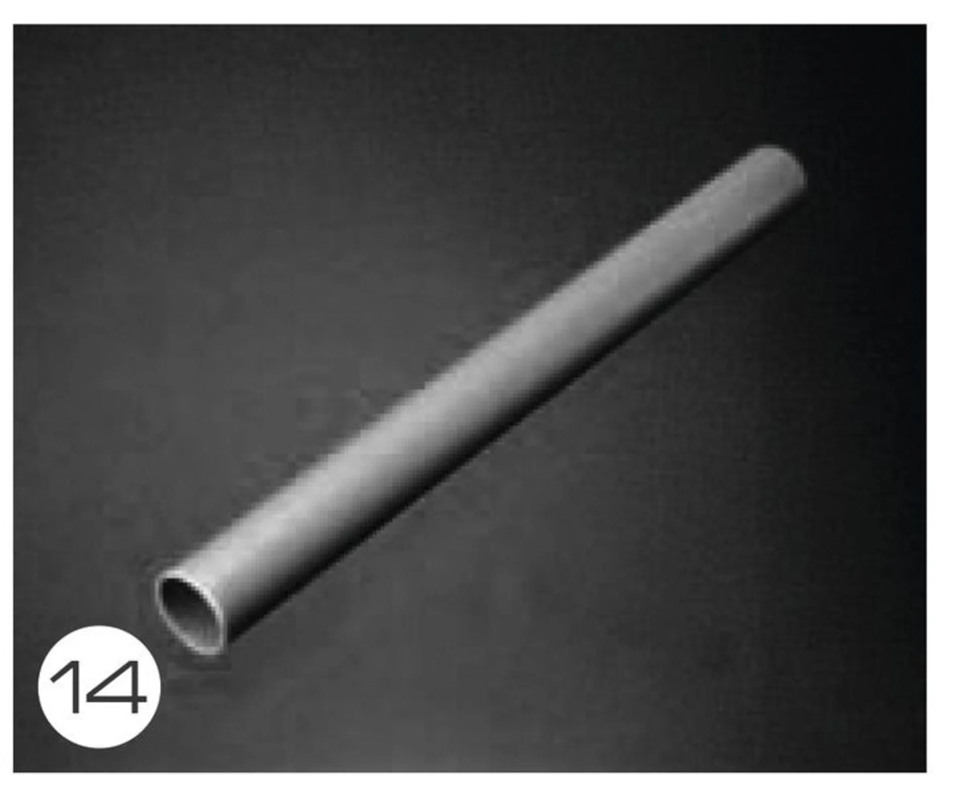 Abwasserrohrsystem mit 28 mm Durchmesser und 100 cm Länge