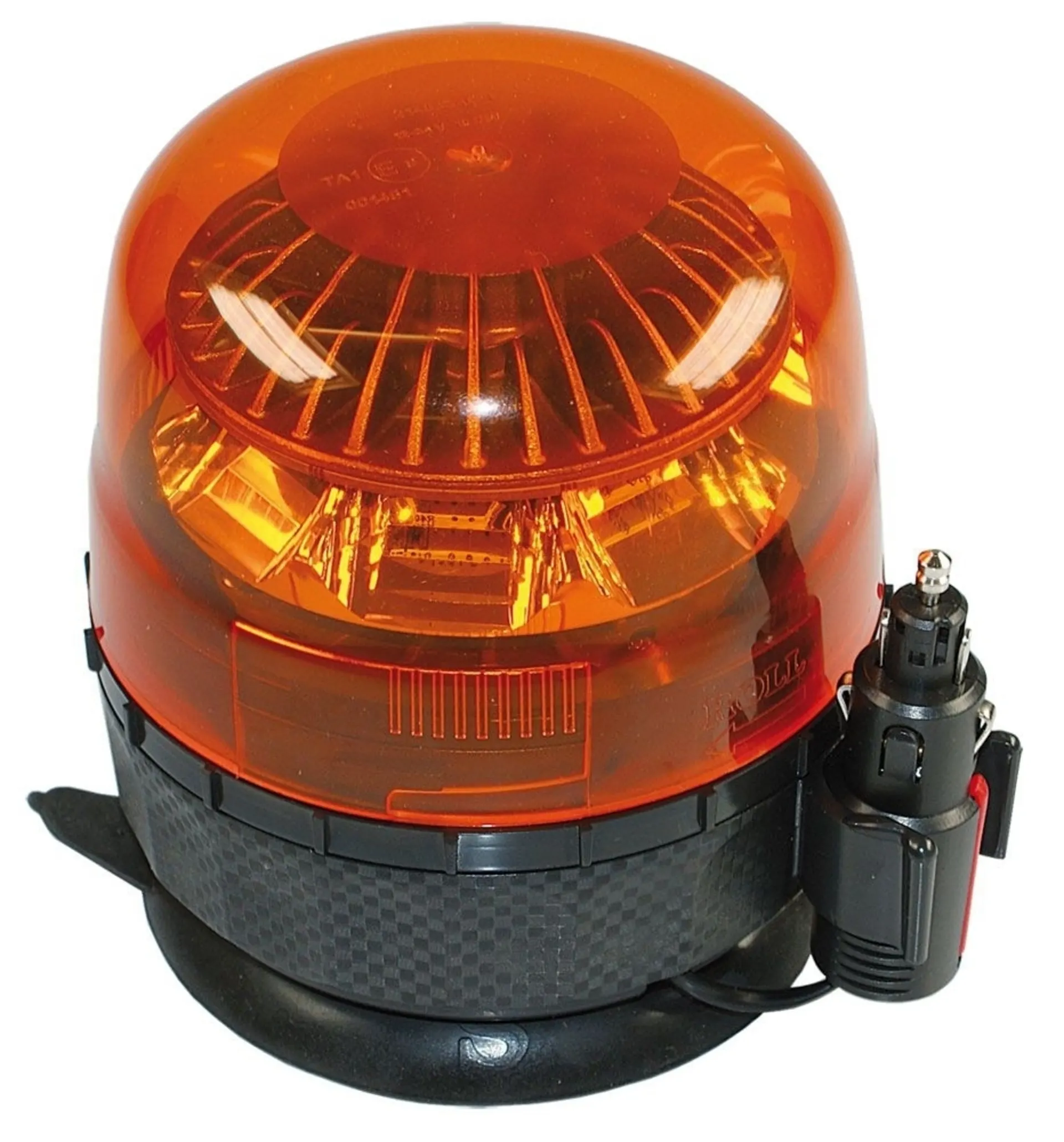 LED-Blitzleuchte Galaxy gelb 12/24 V Magn. rotierendes Lichtmuster