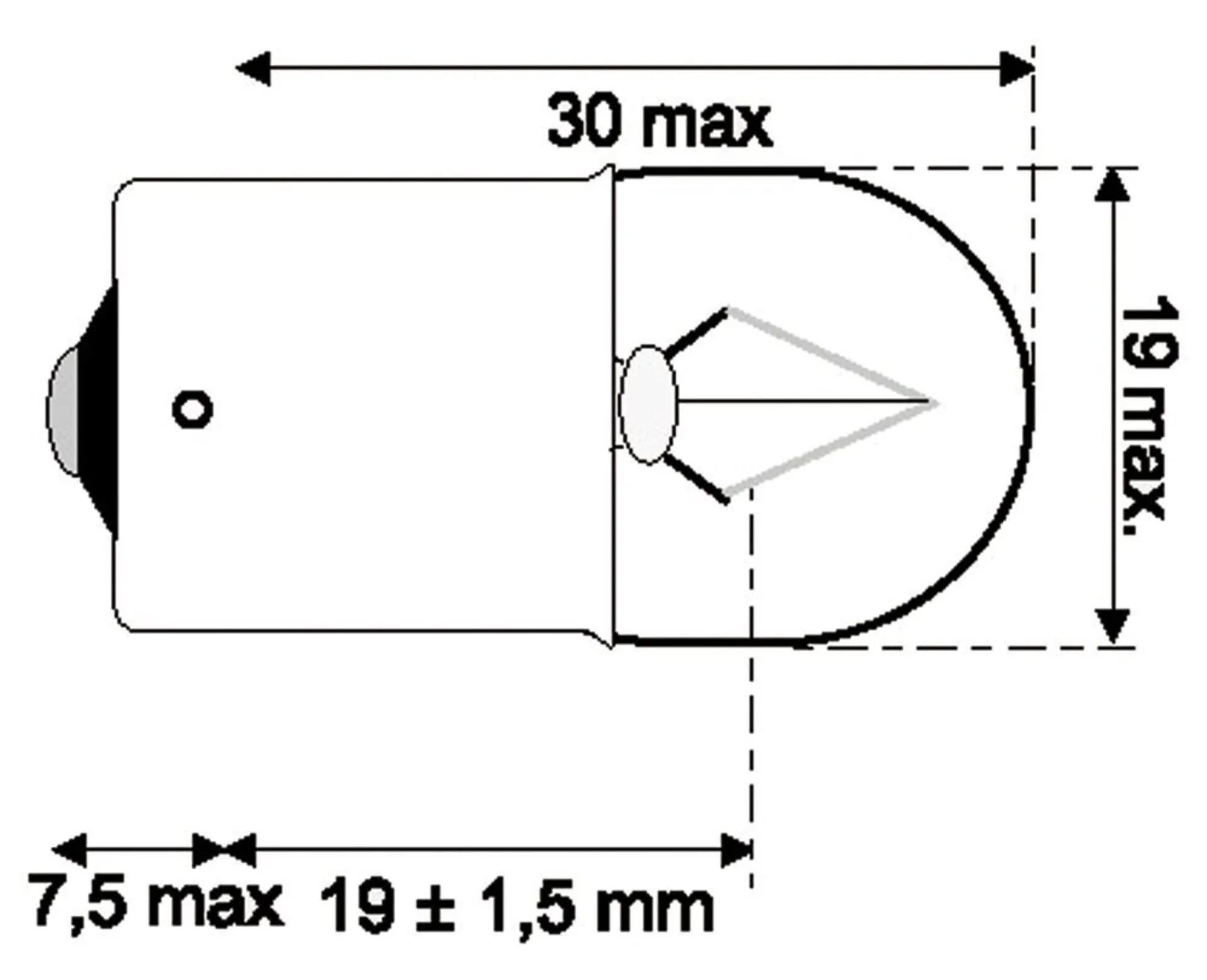 Osram Glühlampe BA15s 24V 10W 24V 10W