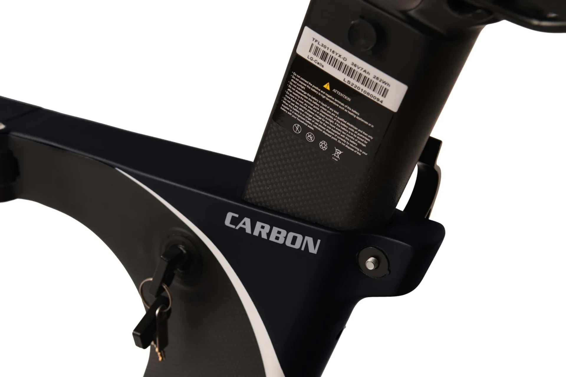 Emovion Lifty - vélo électrique pliable en carbone noir