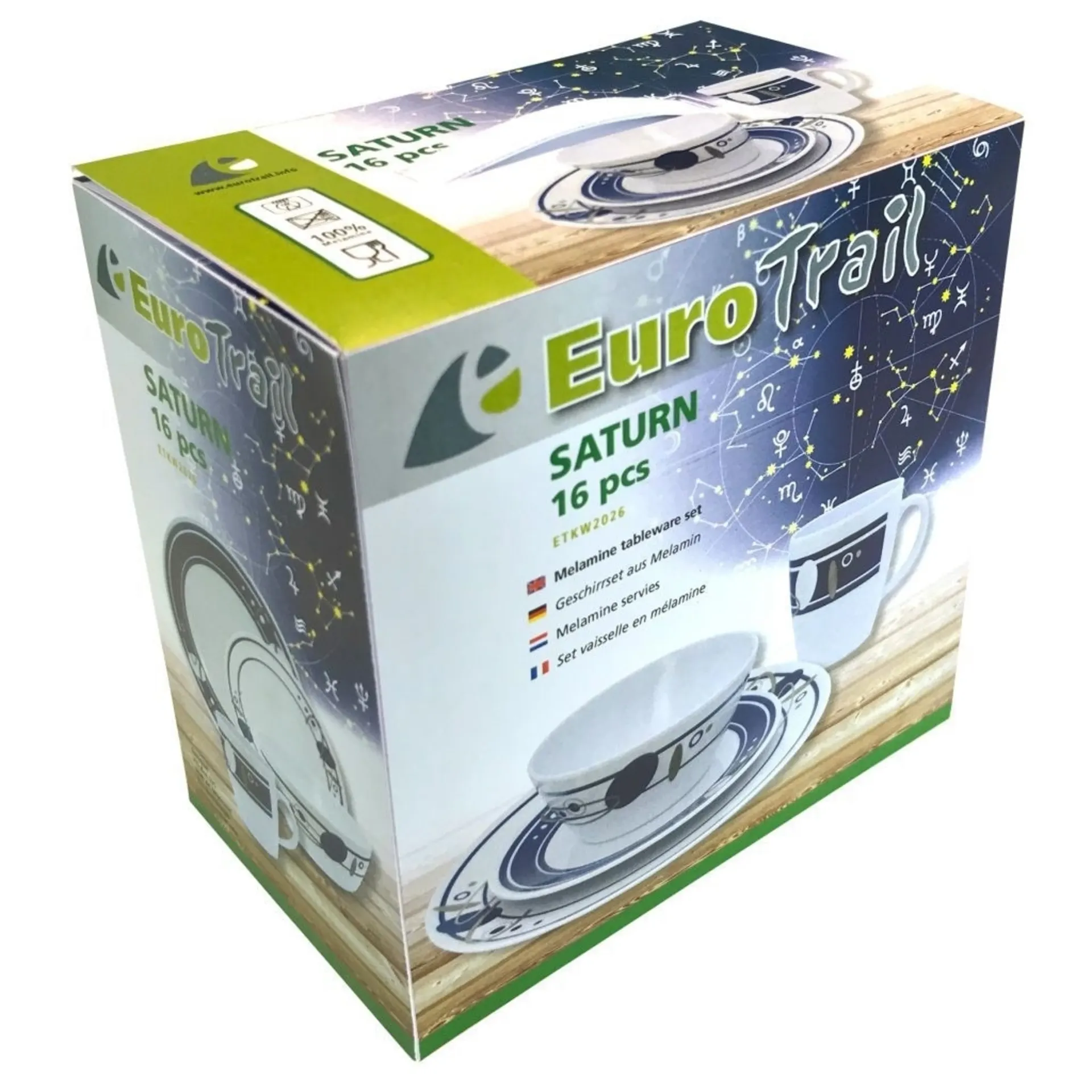 Set de vaisselle Saturne 16 pièces