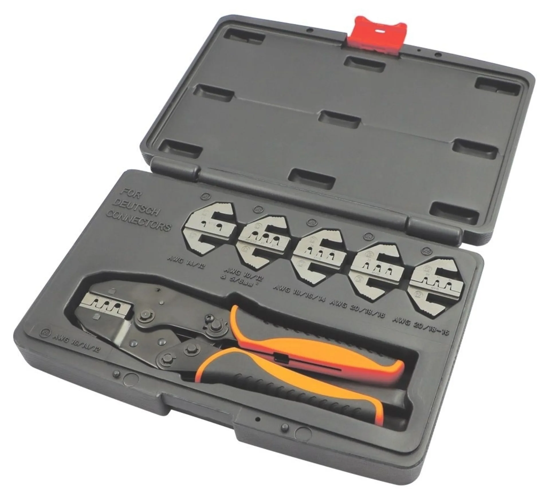 Presszangen-Set für Deutsch-Crimp-Kontakte Für DT & DTM (NICHT für gedrehte Kontakte) Presszangen-Set für Deutsch-Crimp-Kontakte Für DT & DTM (NICHT für gedrehte Kontakte)