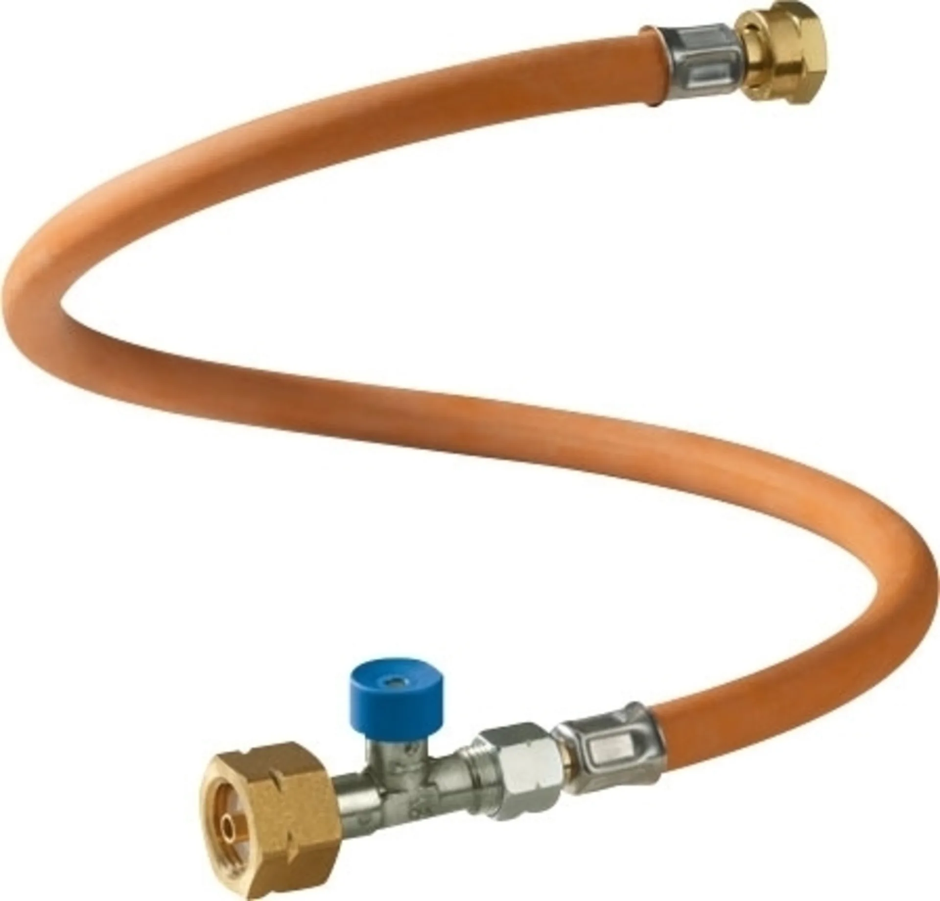 GOK Tuyau à gaz haute pression 45 cm / X. 3 avec sécurité de rupture de tuyau pour NL ; RU