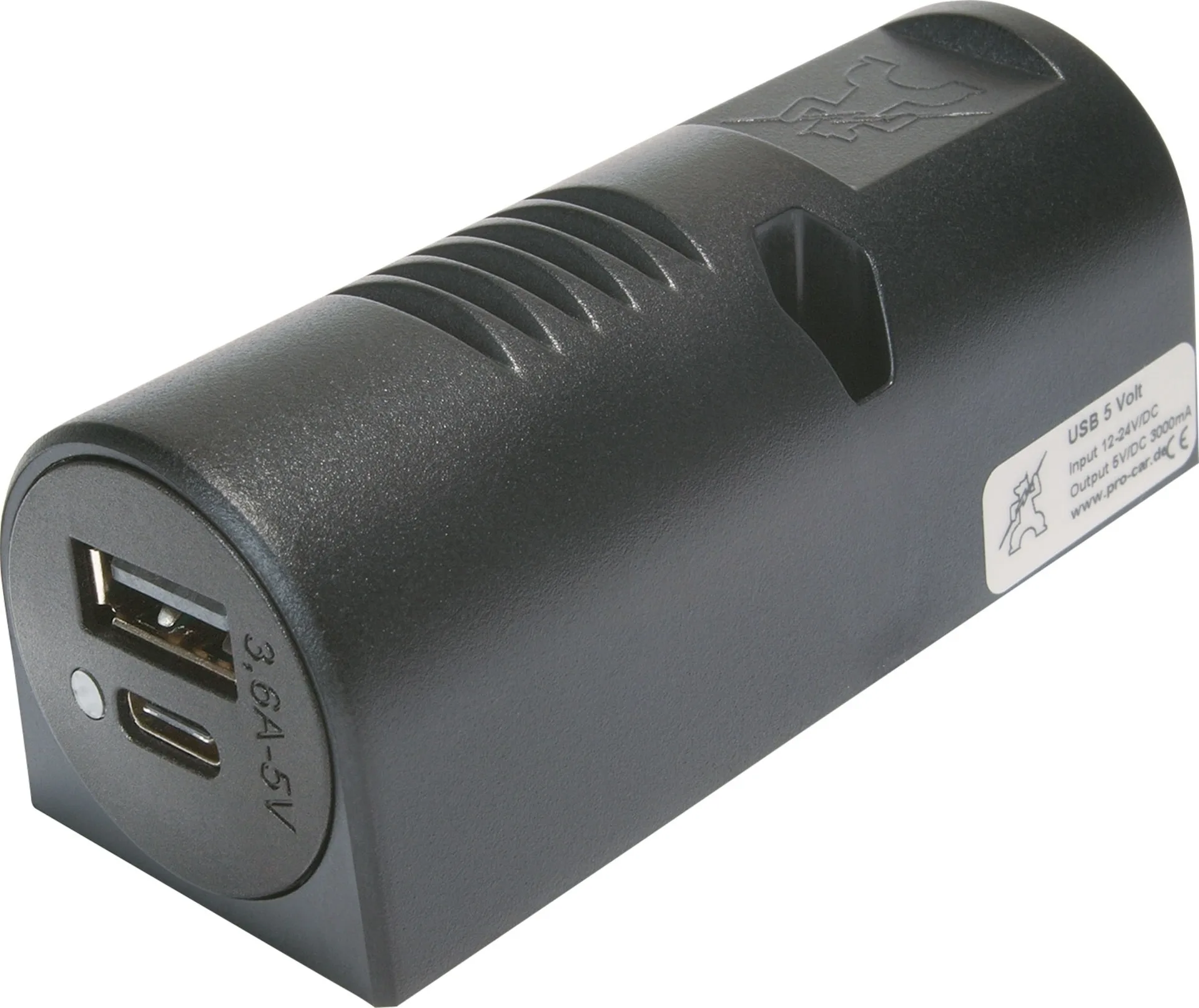 Double prise USB-C/A EV 3,6A pour montage en surface Double prise USB-C/A EV 3,6A pour montage en surface
