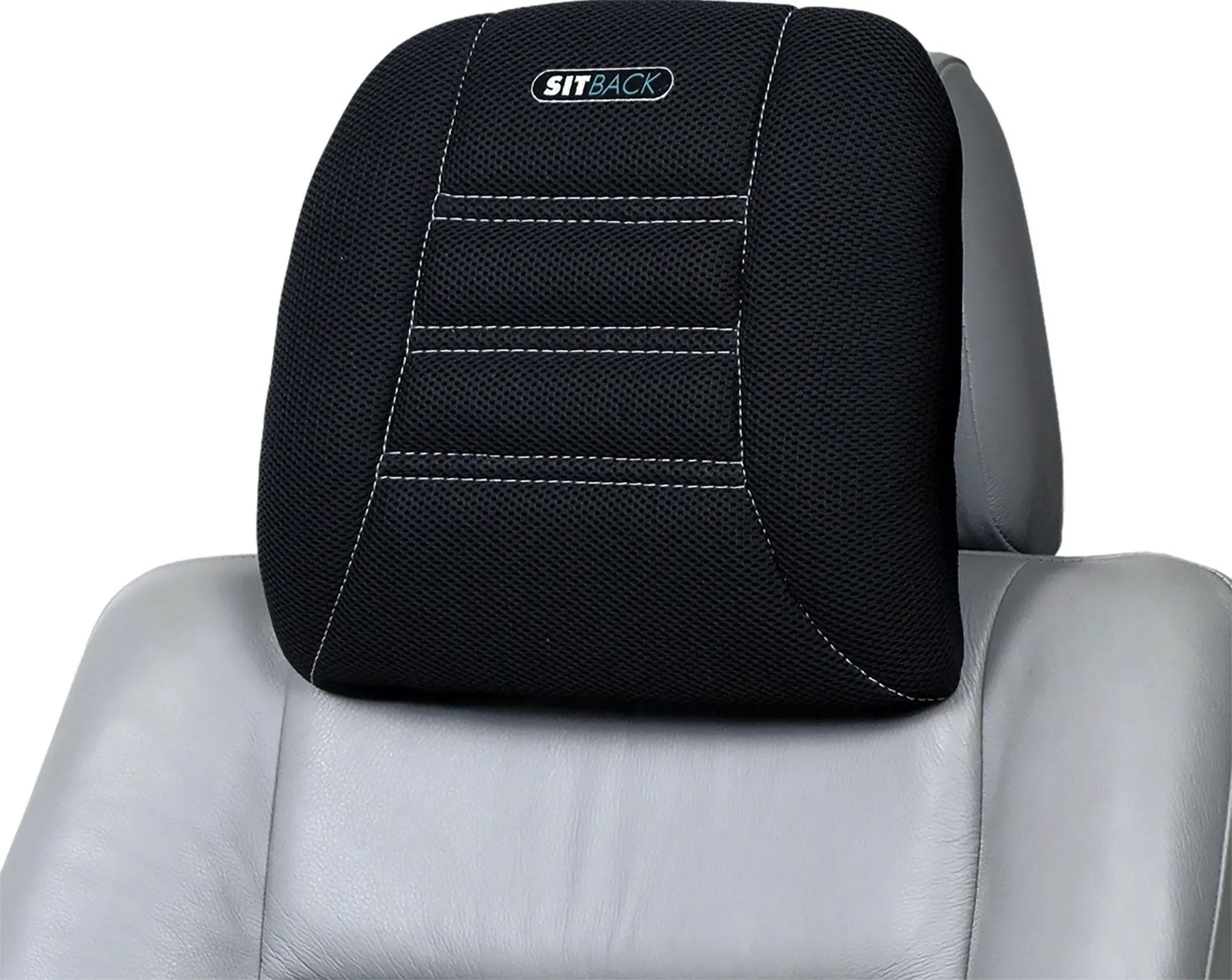 Sitback Neck coussin d'appui-tête en tissu noir