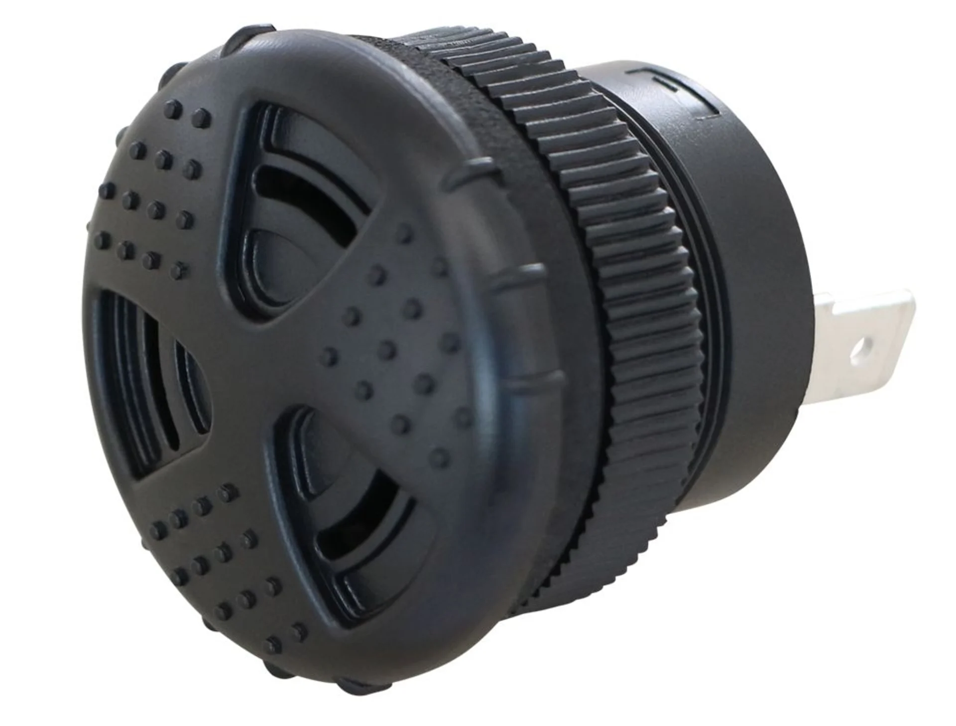 Warnsummer 5 - 30 V, Lautst. verstellbar, IP68 die Lautstärke ist durch die Blende regulierbar Warnsummer 5 - 30 V, Lautst. verstellbar, IP68 die Lautstärke ist durch die Blende regulierbar