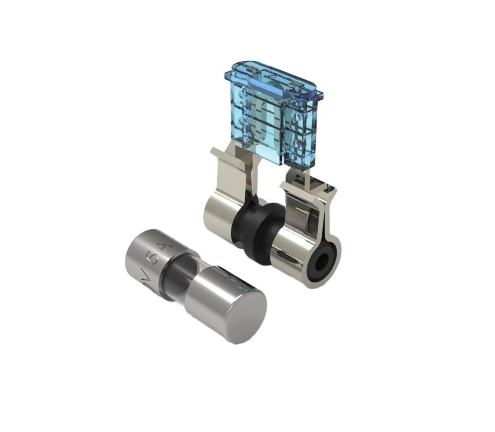 Support de rechange pour fusibles en verre pour fusibles ATO / MAXI / MINI / Micro, ø 6,3 x 12,7 - 15,88 mm