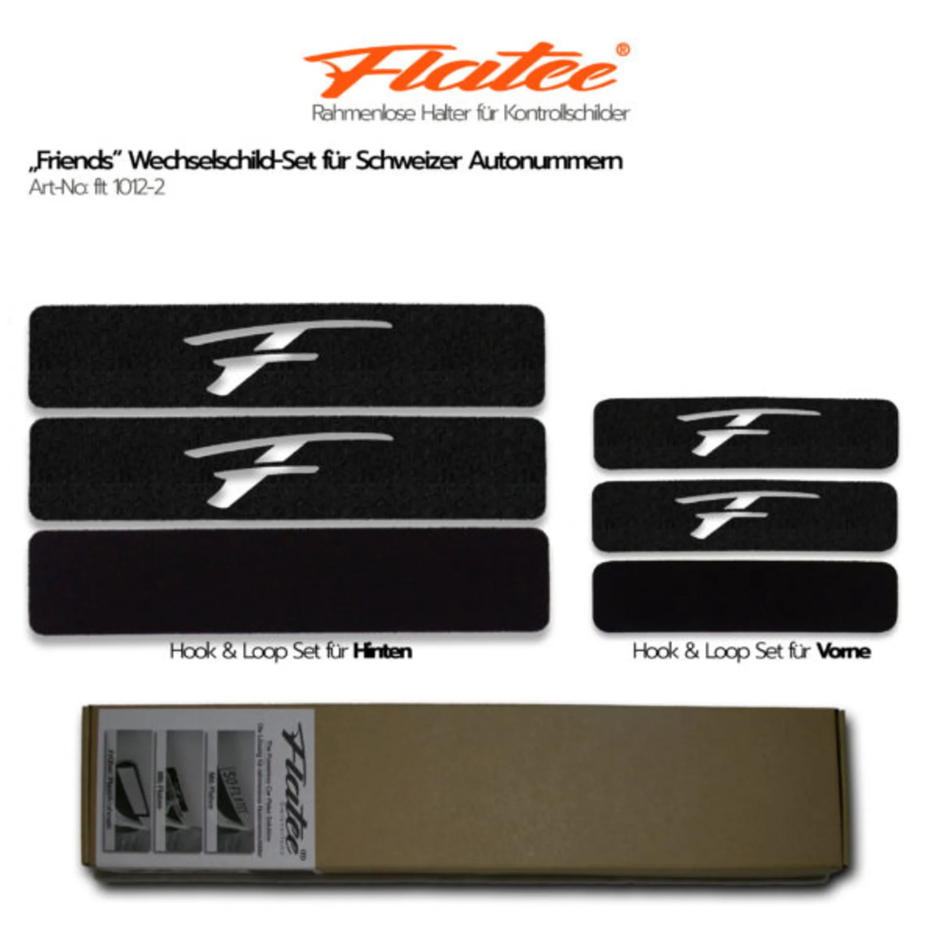 Flatee FRIENDS-Wechselschild-Set | Querformat