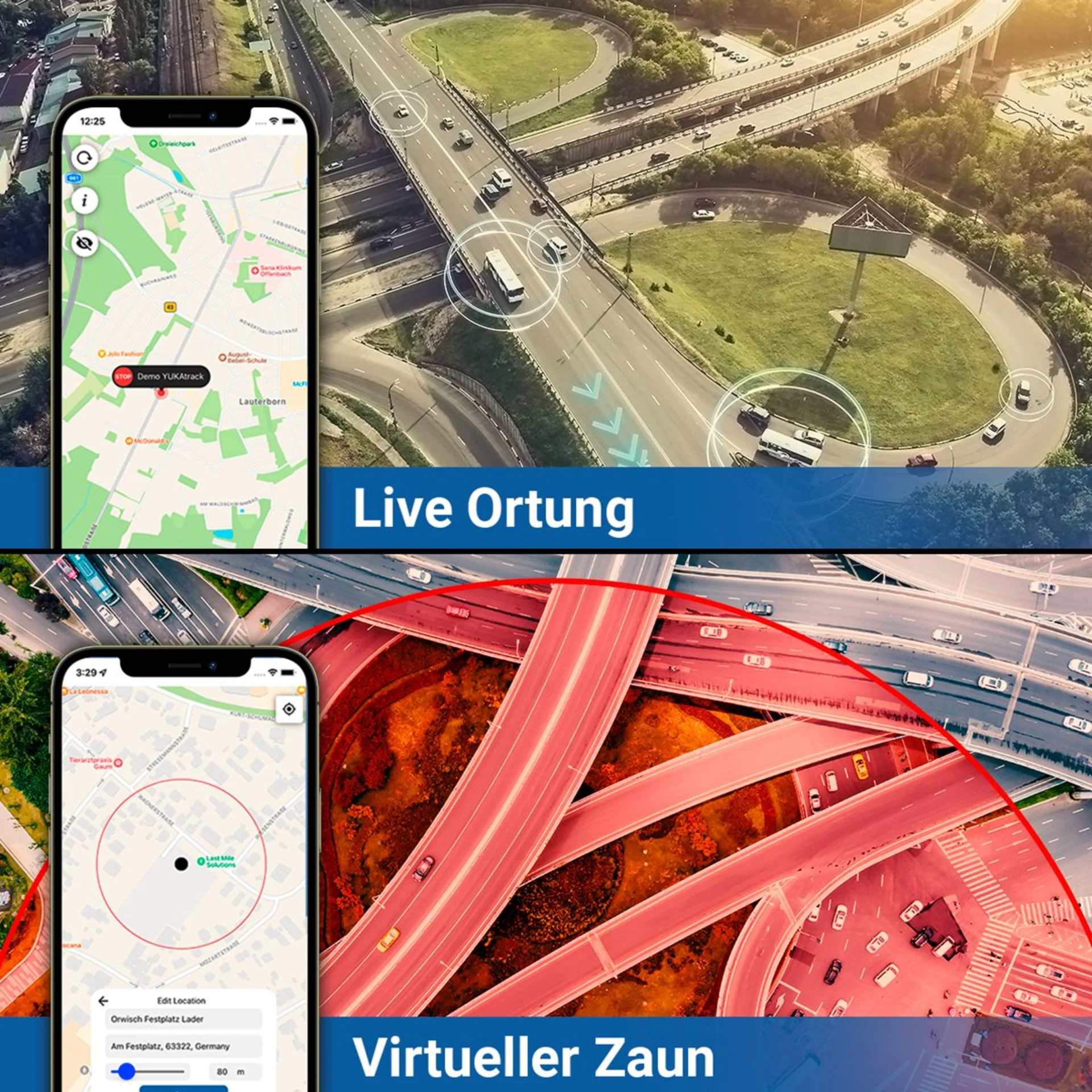 YUKAtrack easyWire GPS Ortung Europaweit mit SIM-Karte Datenflat