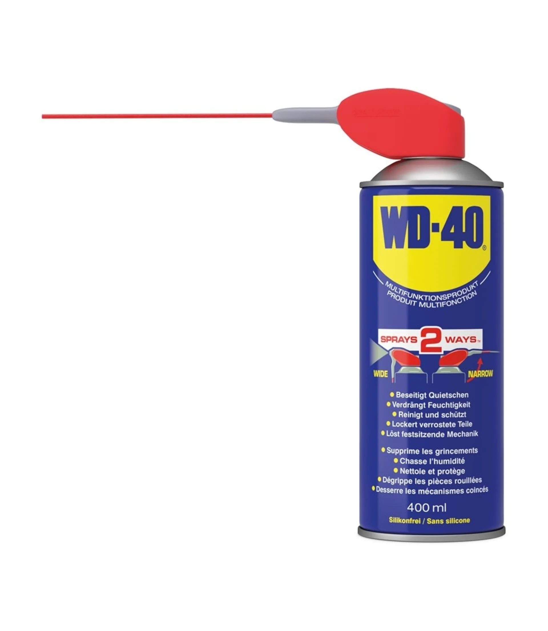 WD-40 Huile multifonction Smart Straw 400 ml