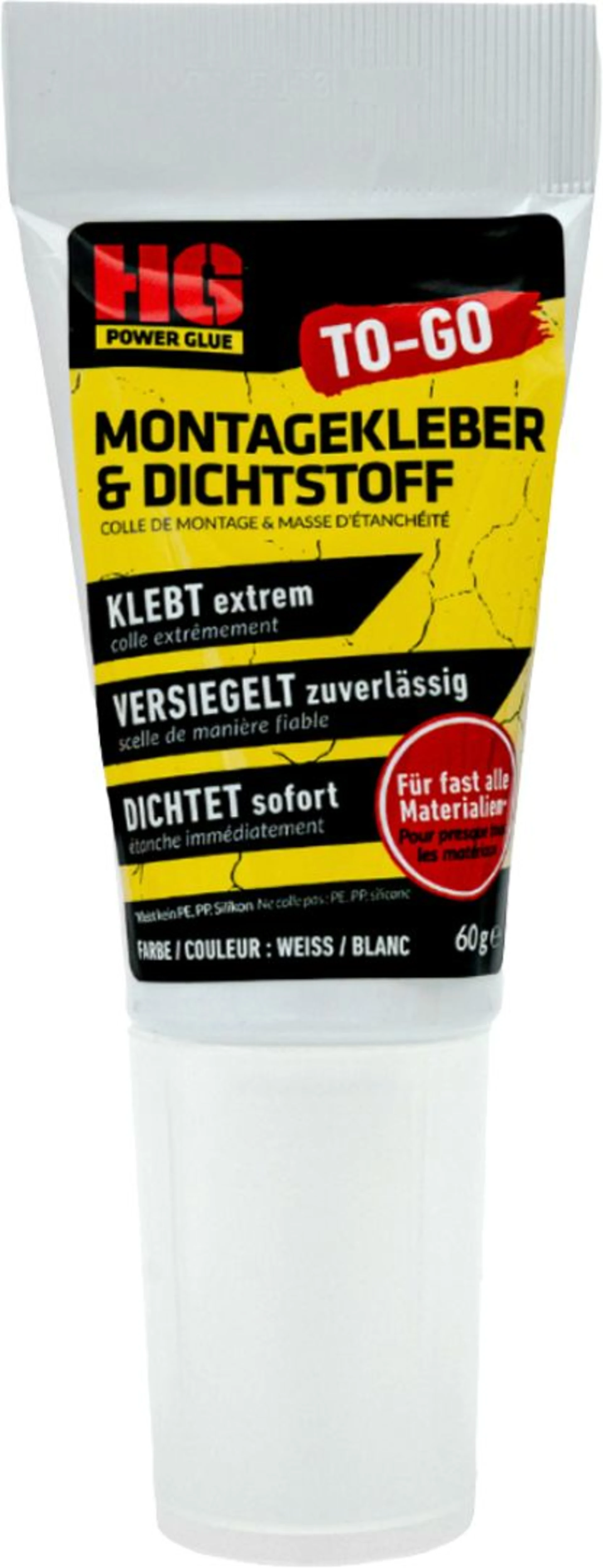 HG Power Glue Montagekleber und Dichtstoff To-Go