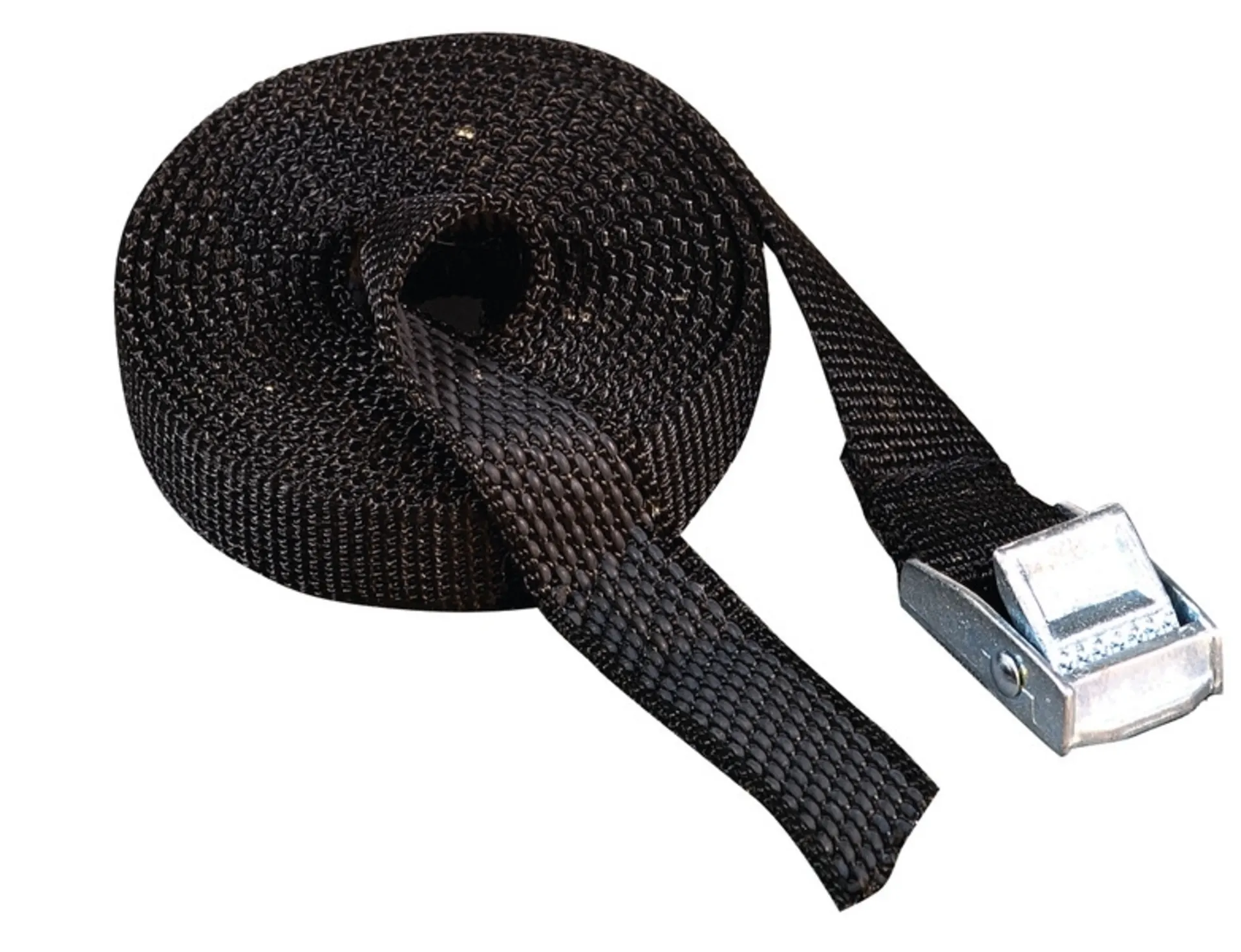 Sangles de serrage caoutchoutées, 2 pièces, 2m x 18mm, noir