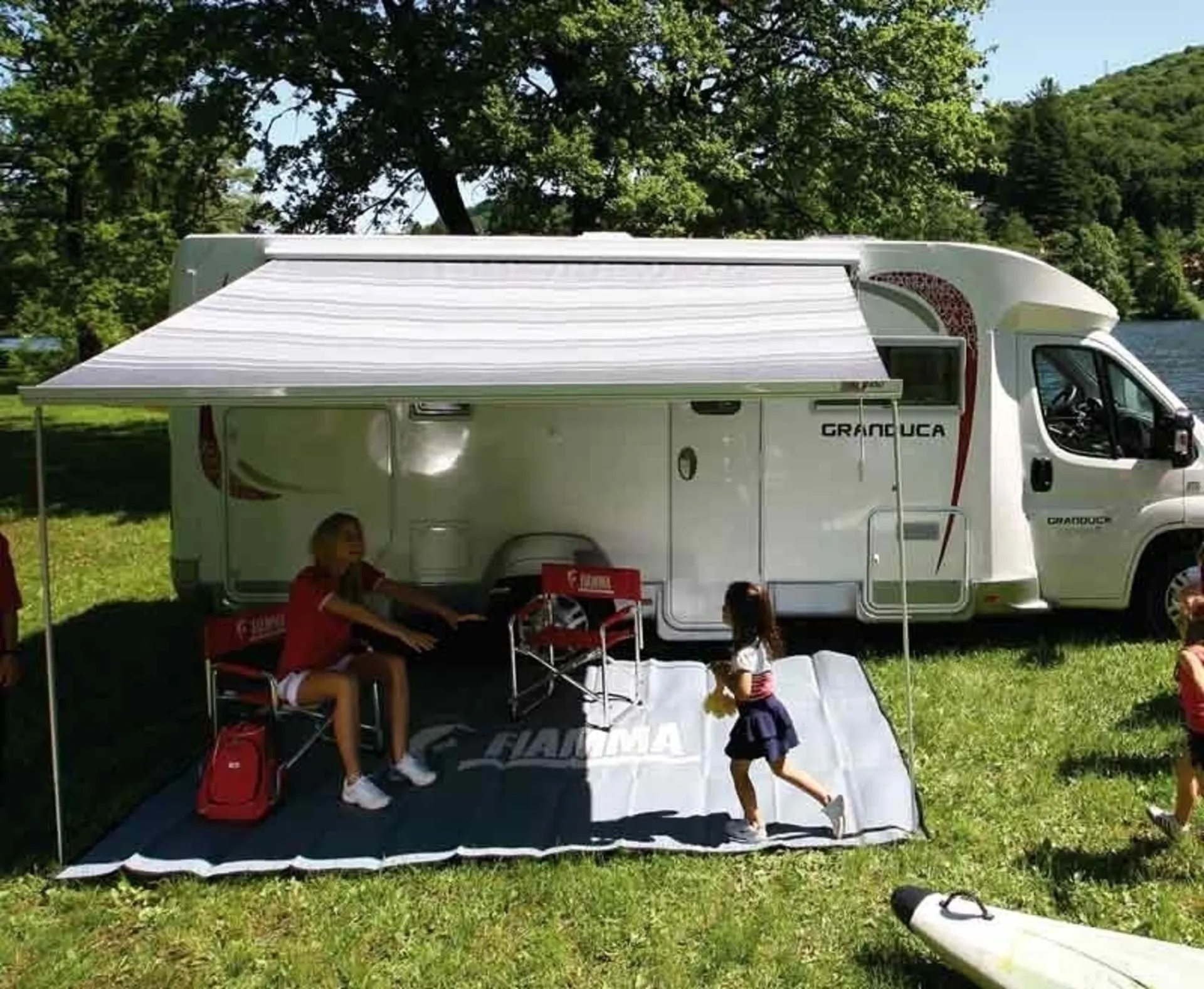 Fiamma Wandmarkise F45s 350 cm (Deep Black / Royal Grey)