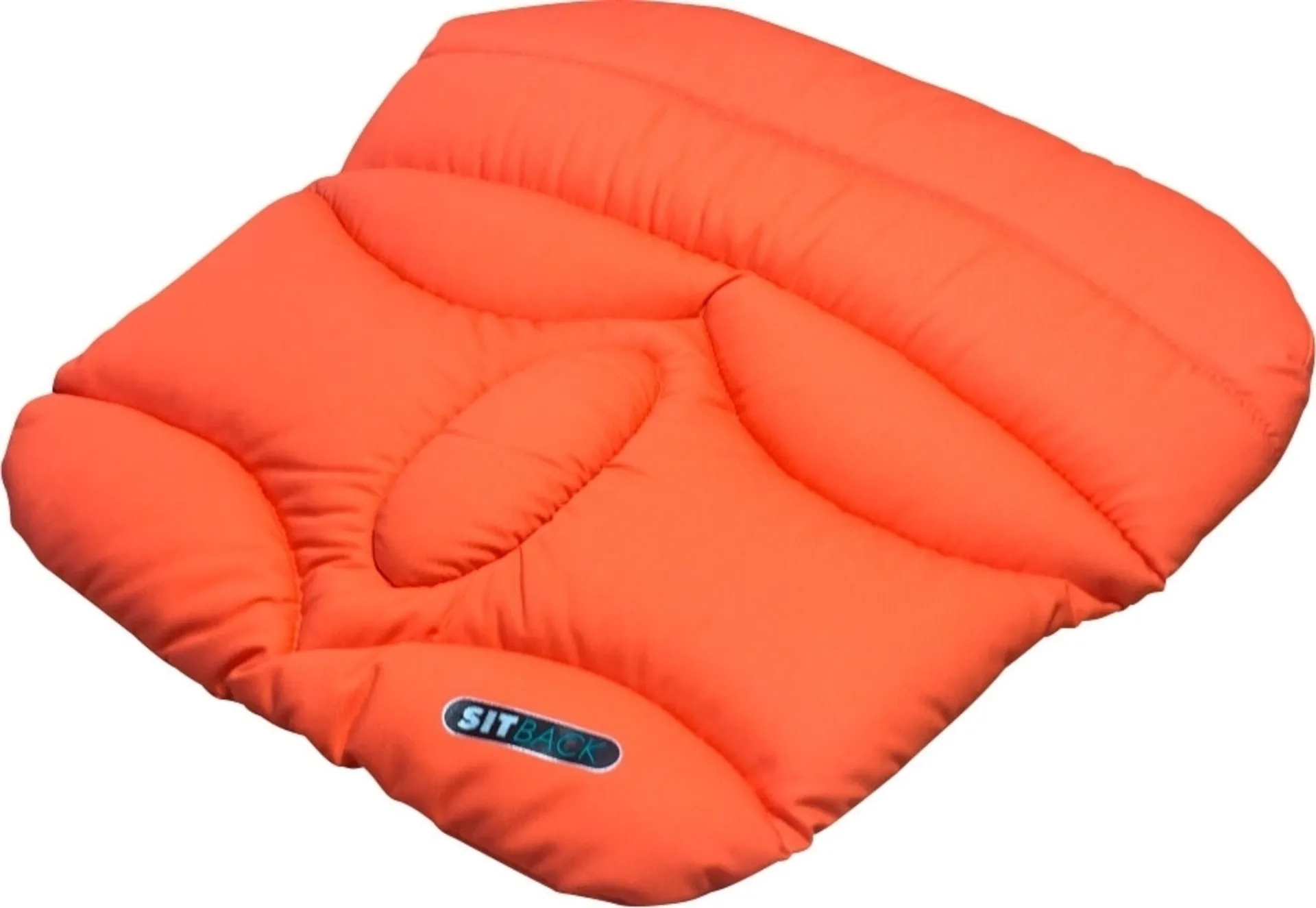 Sitback Basic Living Fahrzeug Sitzkissen 44 x 42 cm Neon Orange
