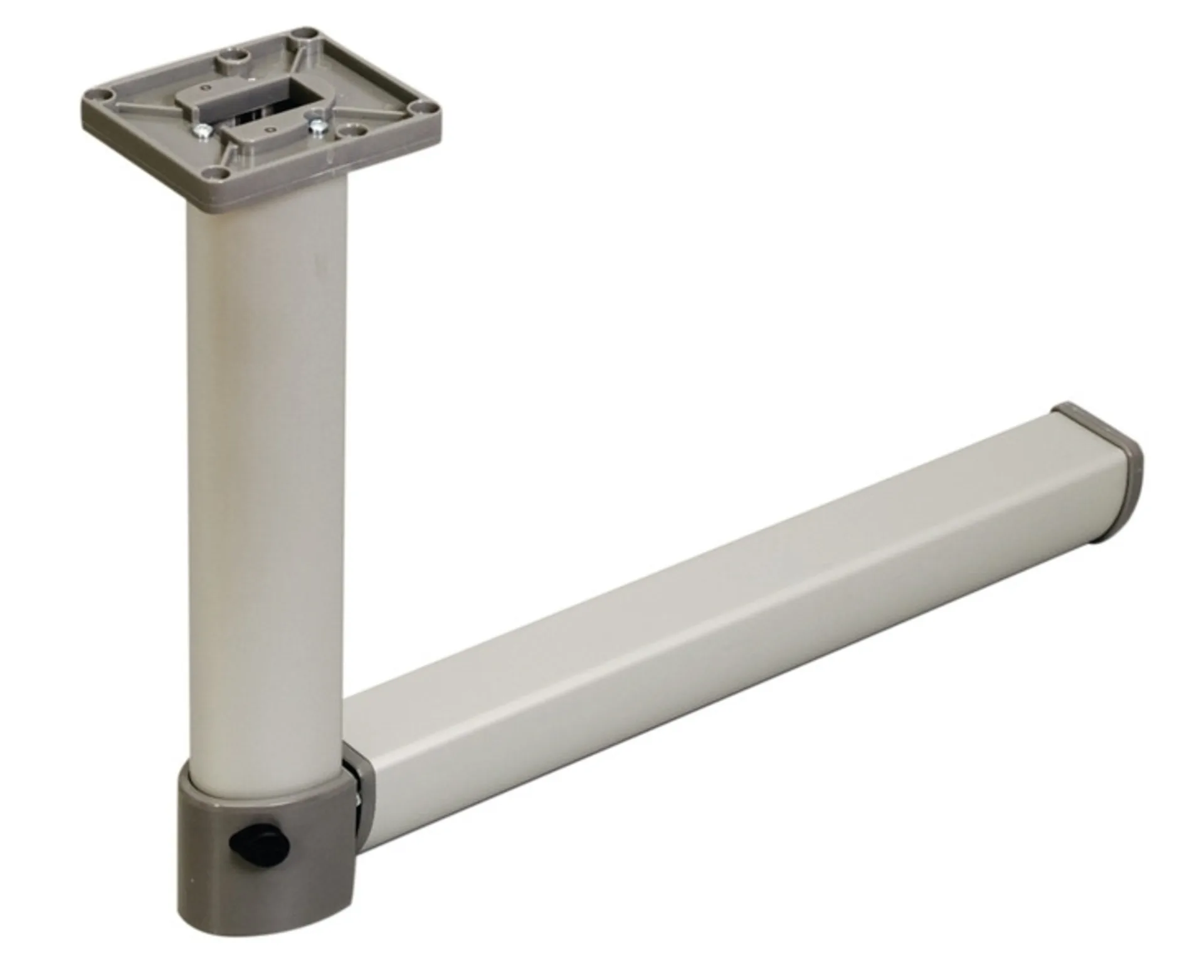 Gelenktischfuß - Mattsilber - Gelenk Mitte - L 675 / 315 mm Gelenktischfuß - Mattsilber - Gelenk Mitte - L 675 / 315 mm