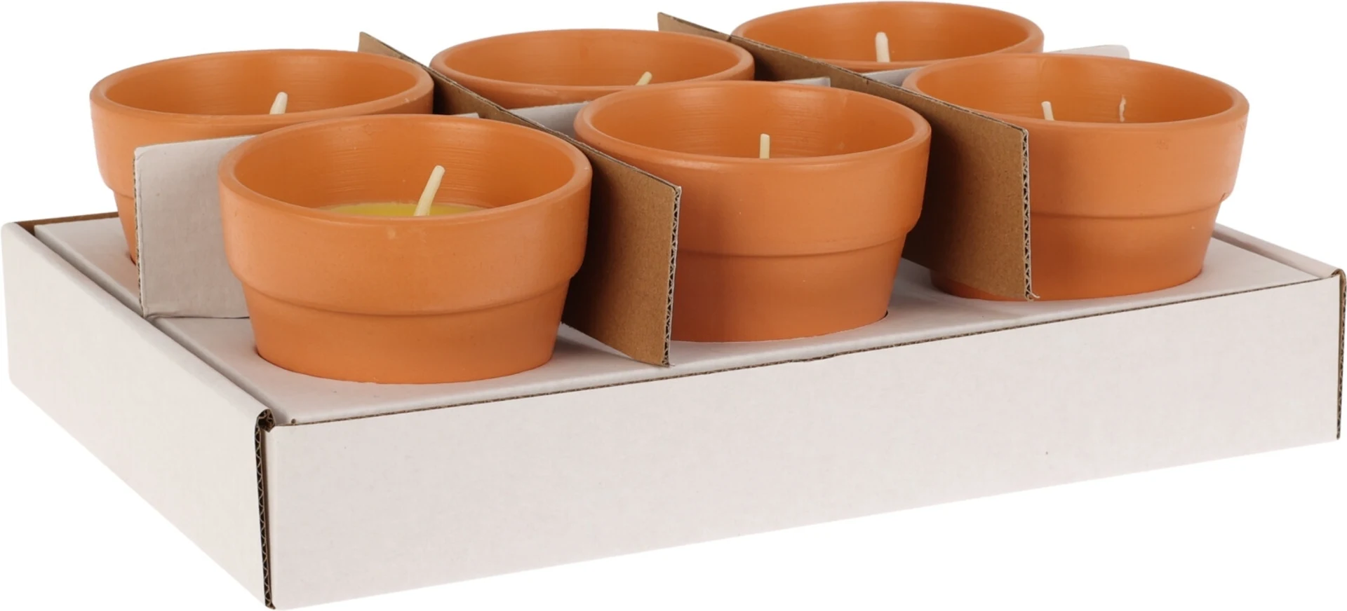 Citronellakerze im Topf 9x9 cm