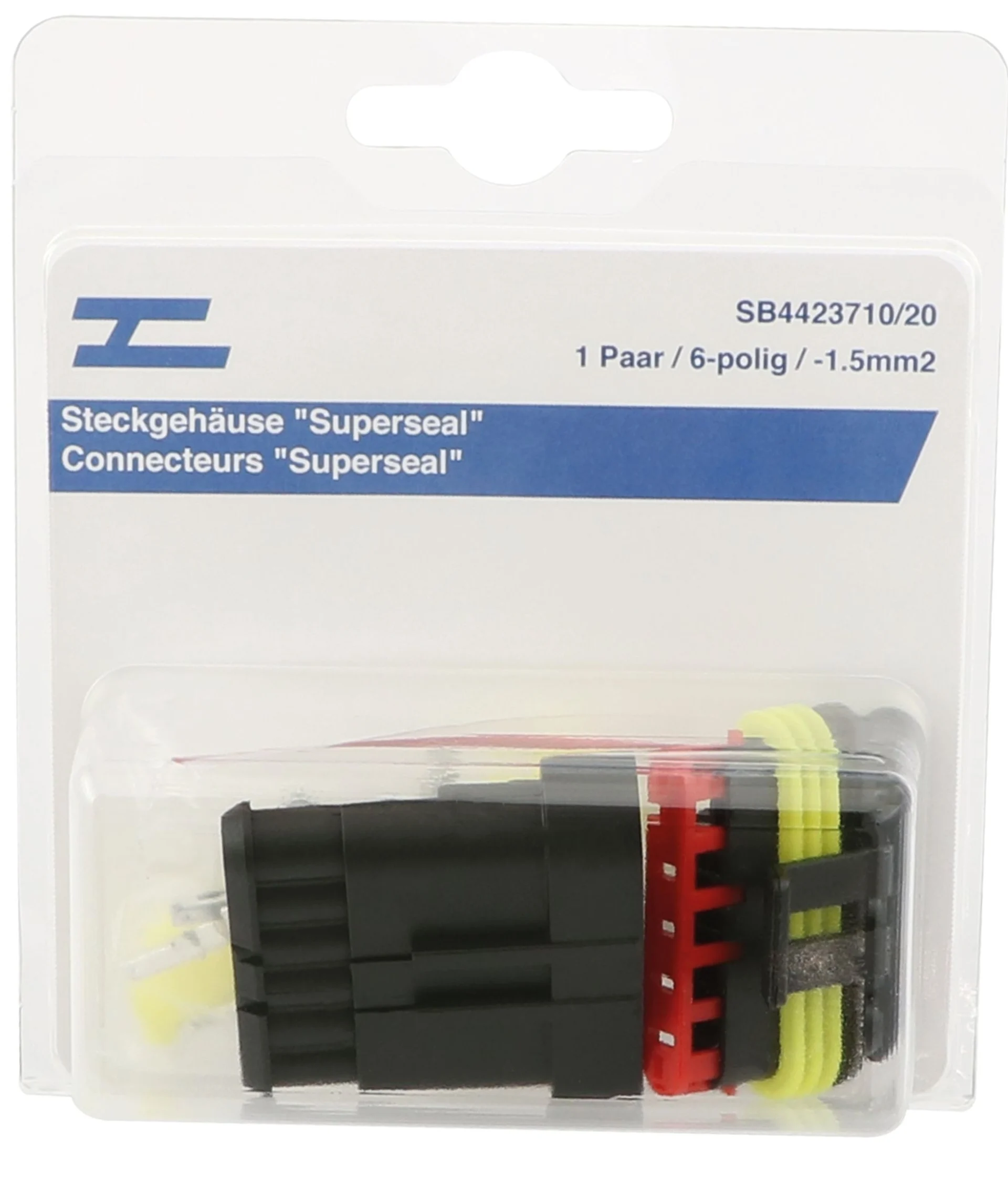 Steckgeh."Superseal" - 1.5 mm 6-pol