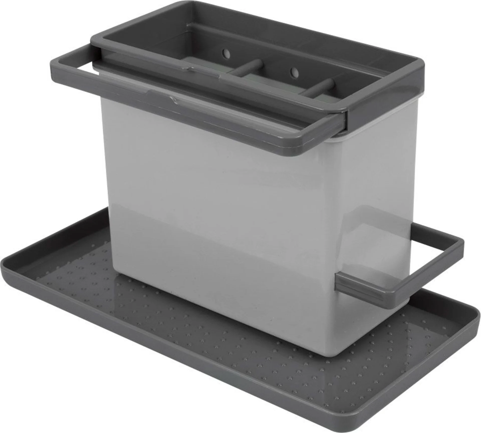 Metaltex Tidytex Organisateur d'évier gris clair