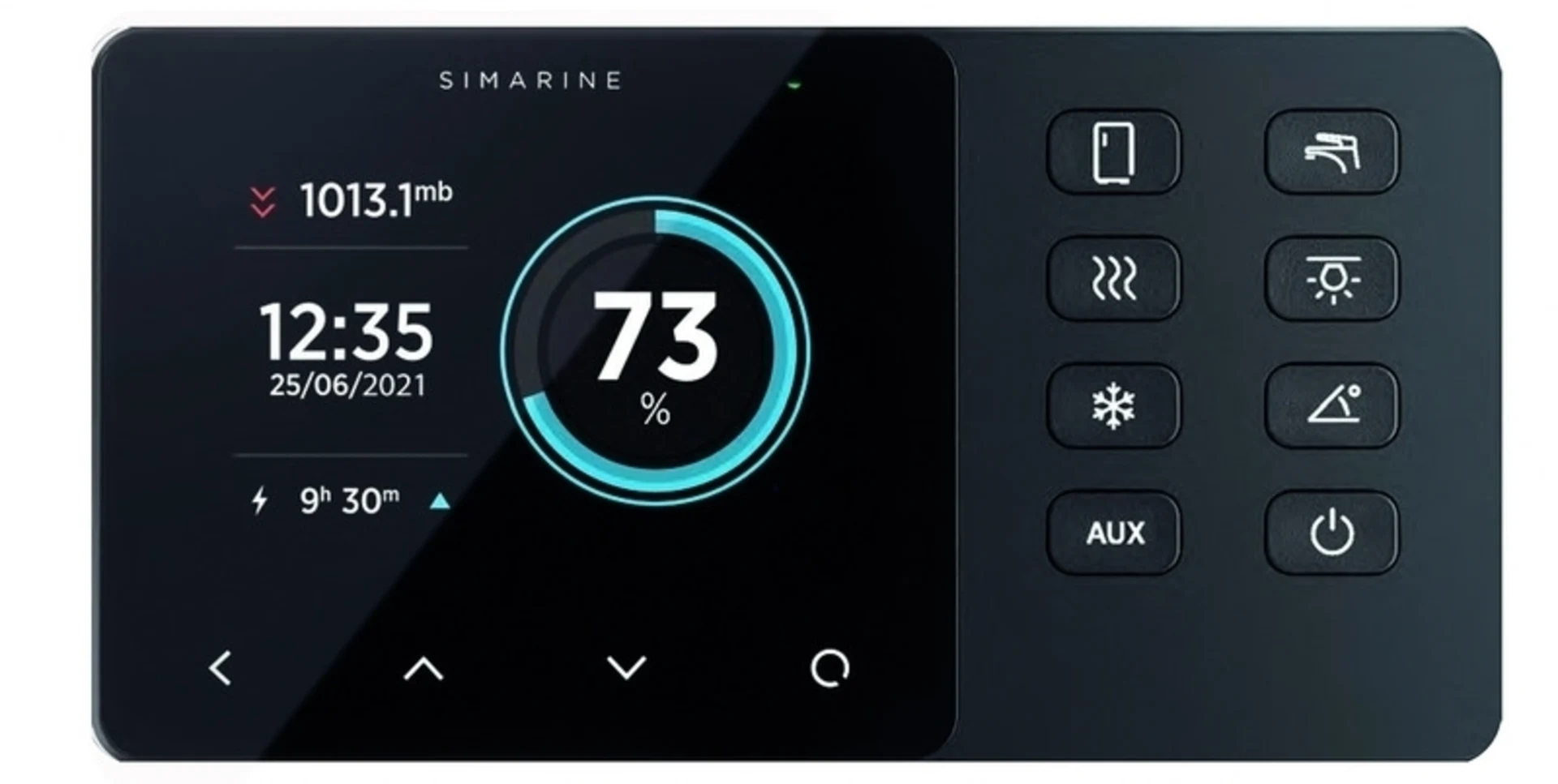Système de contrôle numérique pour caravane avec système de surveillance et de commutation pour jusqu'à 10 appareils et contrôle par application