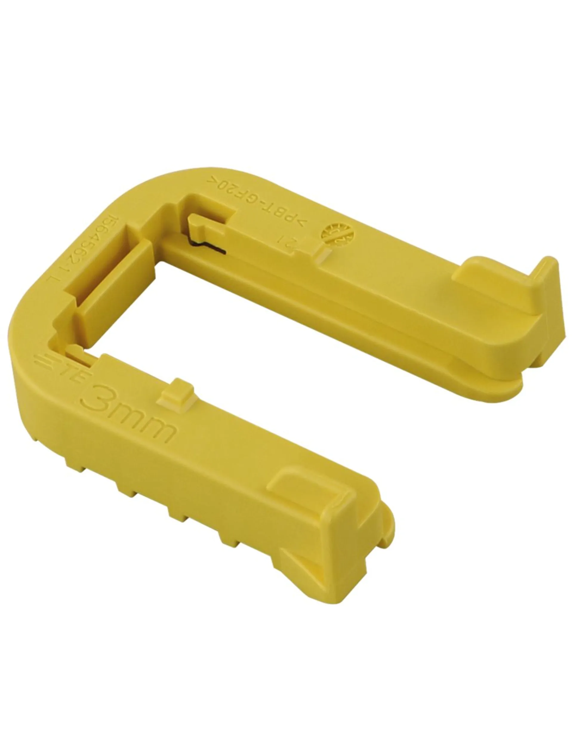 Befestigungsschieber HDSCS Typ D gelb 3.0 mm passt zu 1564518/1 etc.