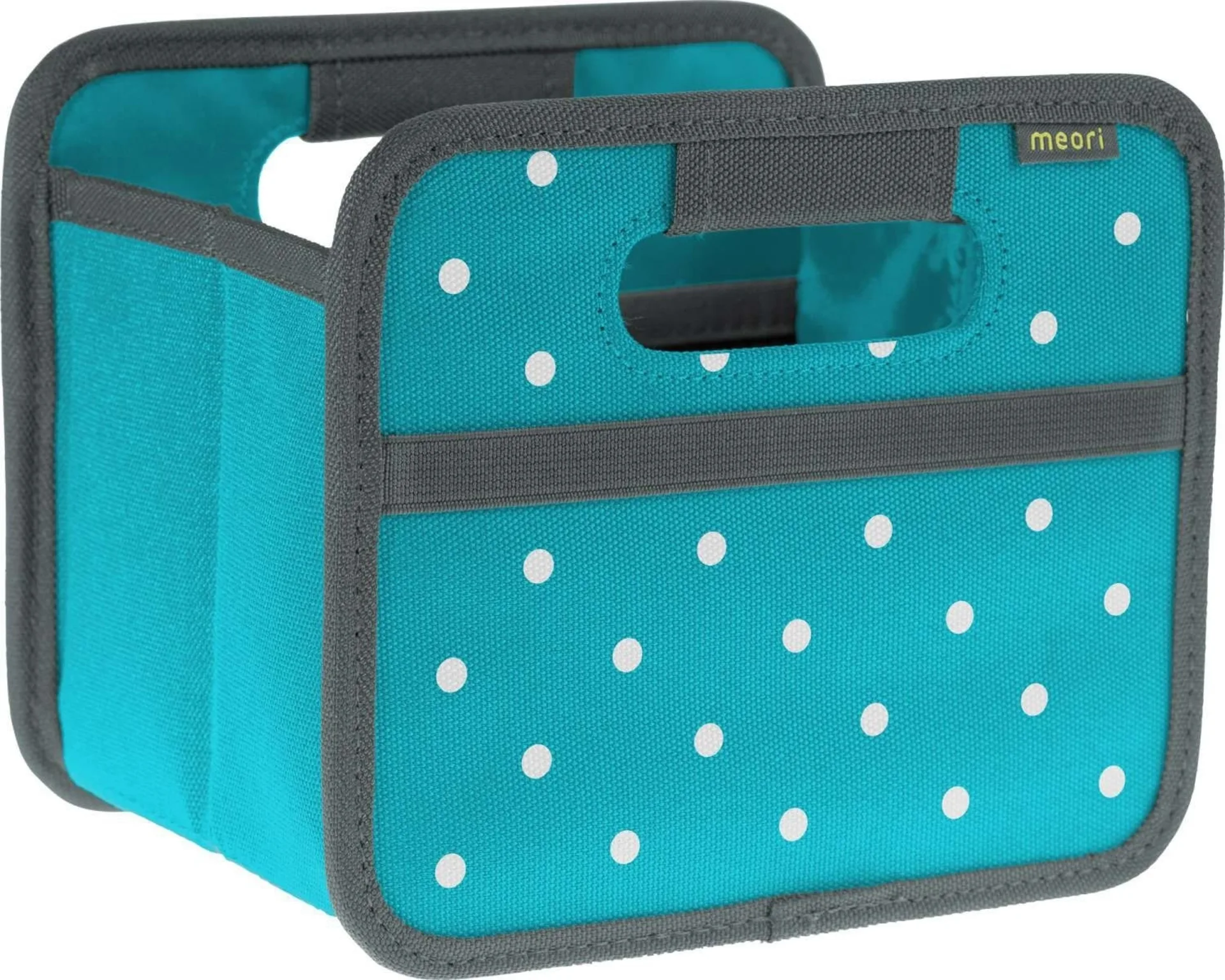 Meori Faltbox Mini Azur Blau mit Punkten 1,8 Liter