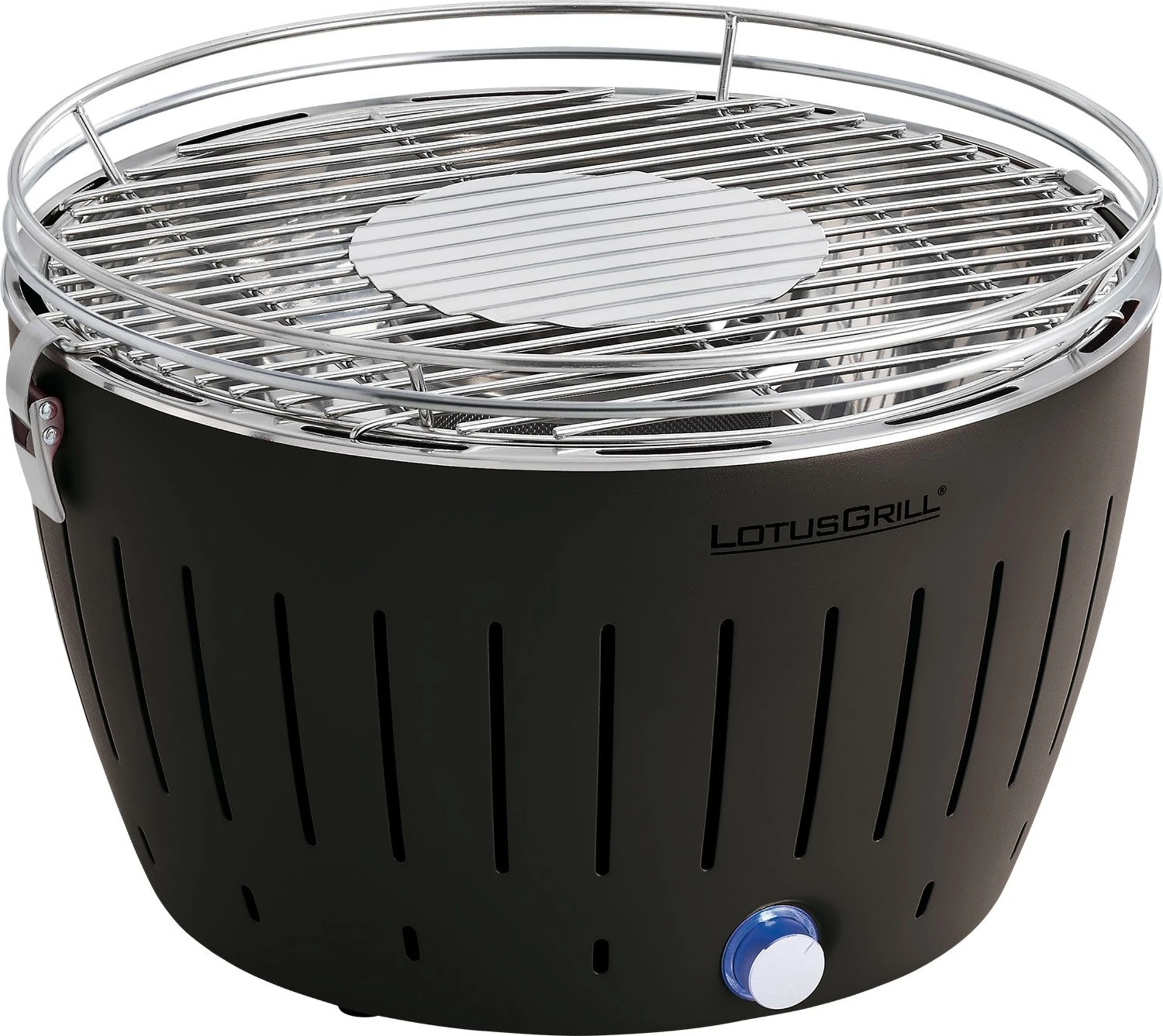 LotusGrill Holzkohlegrill mit Tragetasche Anthrazit