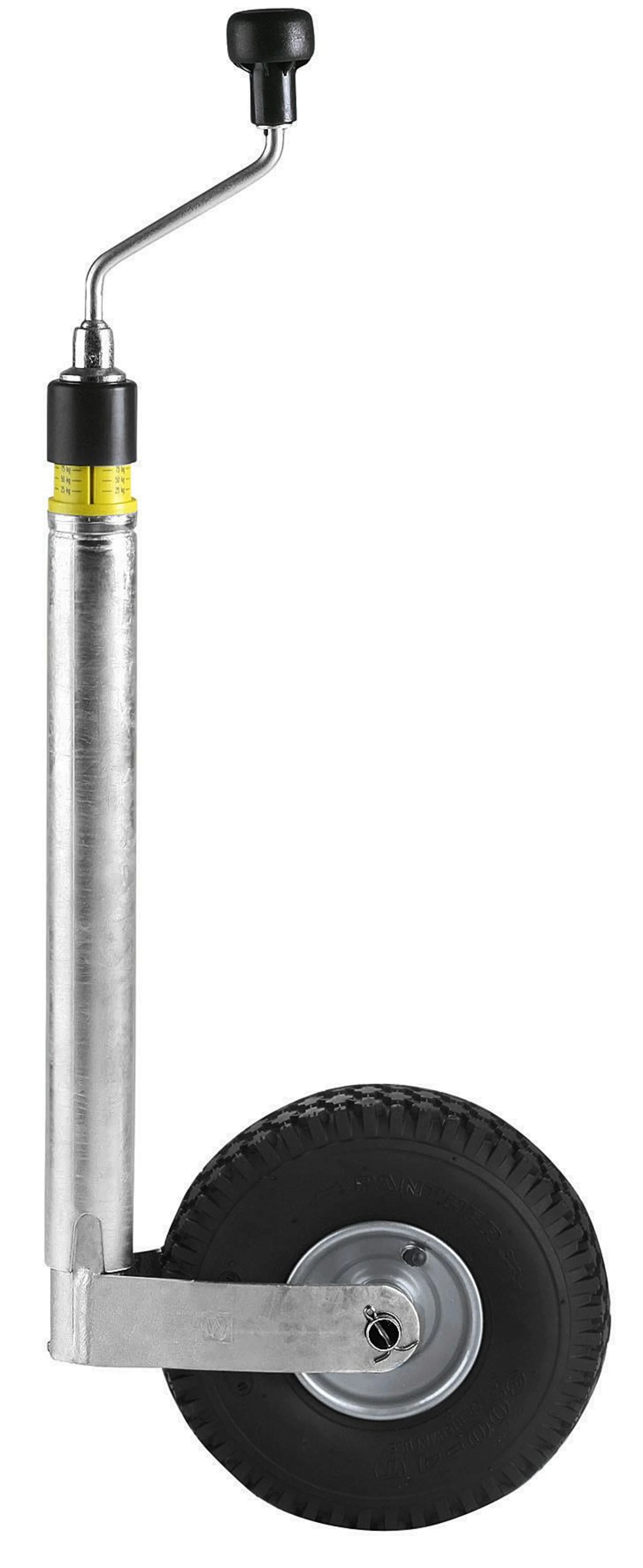 Moog Trailerparts Stützrad verzinkt mit Stützlastanzeige 48 mm