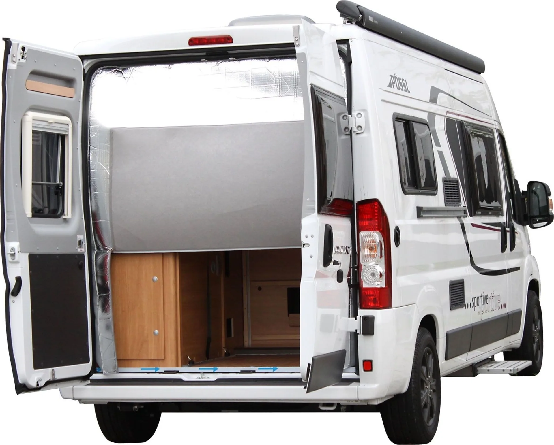 Hindermann Thermovorhang für Fiat Ducato Hecktüren