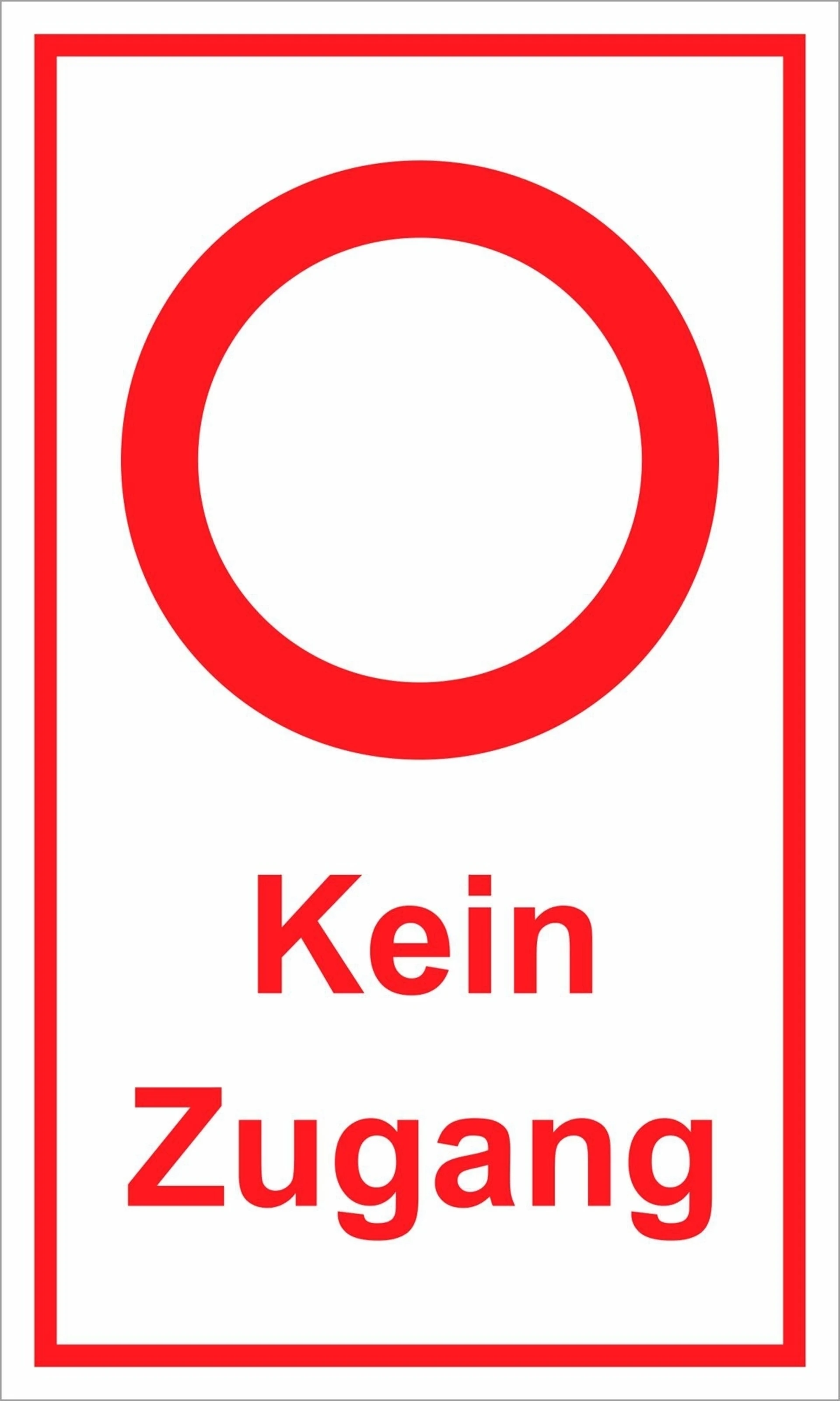 Protecteur Pas d'accès Panneau routier 250 x 150 x 0,7 mm