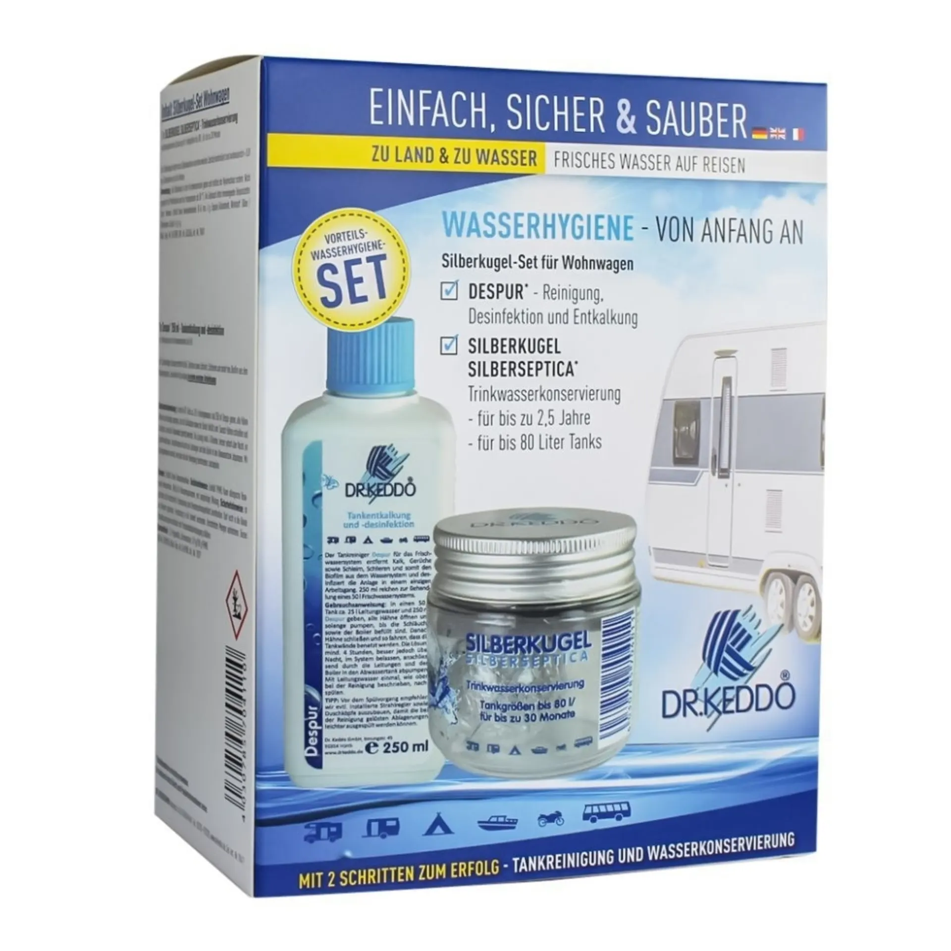 Kit de boules d'argent Dr. Keddo