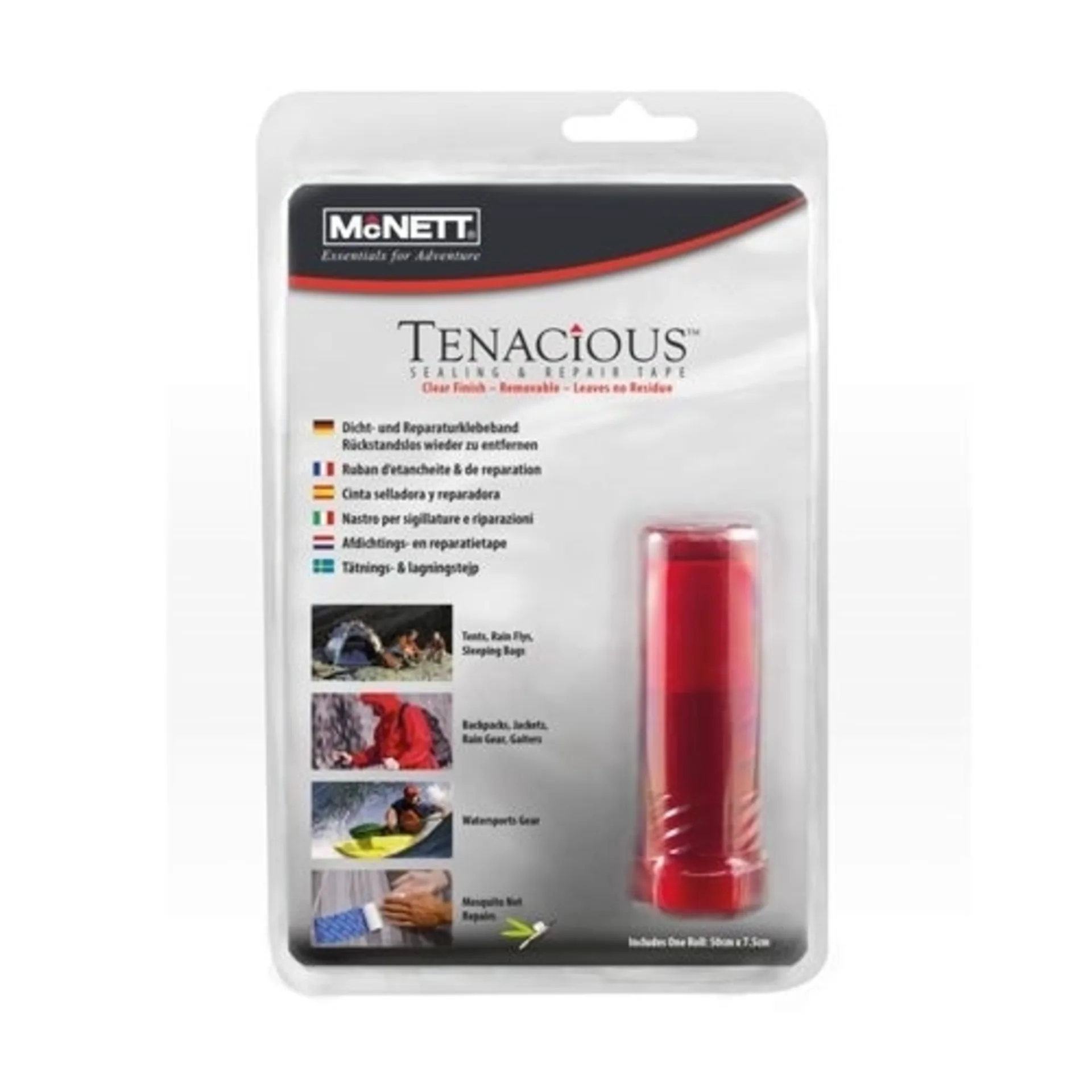 Tenacious Tape 7.6 cm x 50 cm McNett transparent