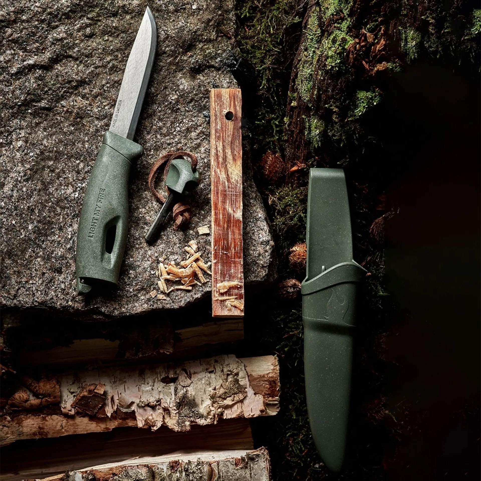 Light My Fire Swedish FireKnife 2in1 Anzünder cocoshell