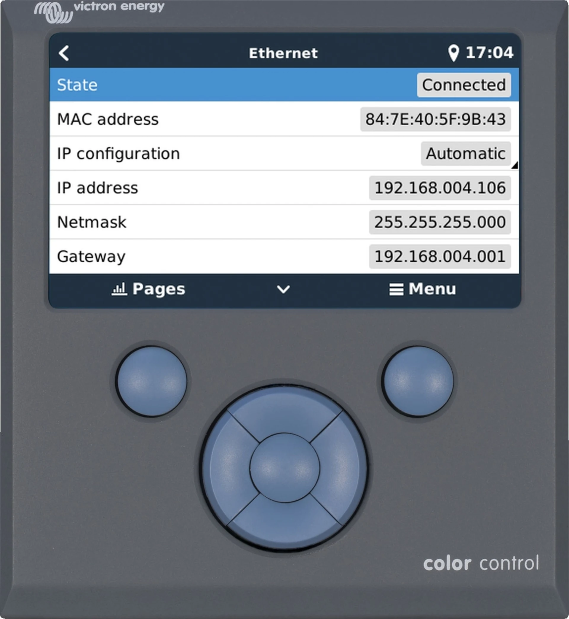 Victron Color Control GX Surveillance / commande du système