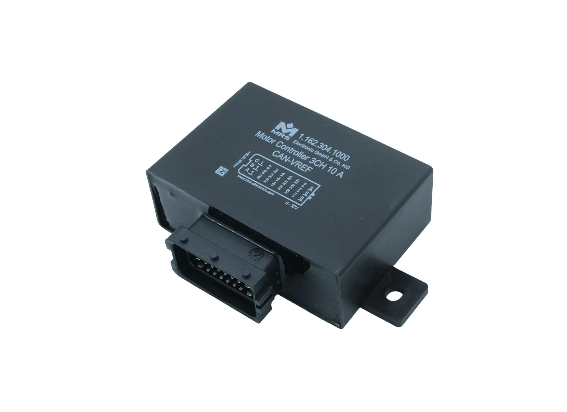 Contrôleur de moteur triple 10 A / CAN 12/24 V Contrôleur programmable étanche pour 3 sorties moteur de 10 A chacune Contrôleur de moteur triple 10 A / CAN 12/24 V Contrôleur programmable étanche pour 3 sorties moteur de 10 A chacune