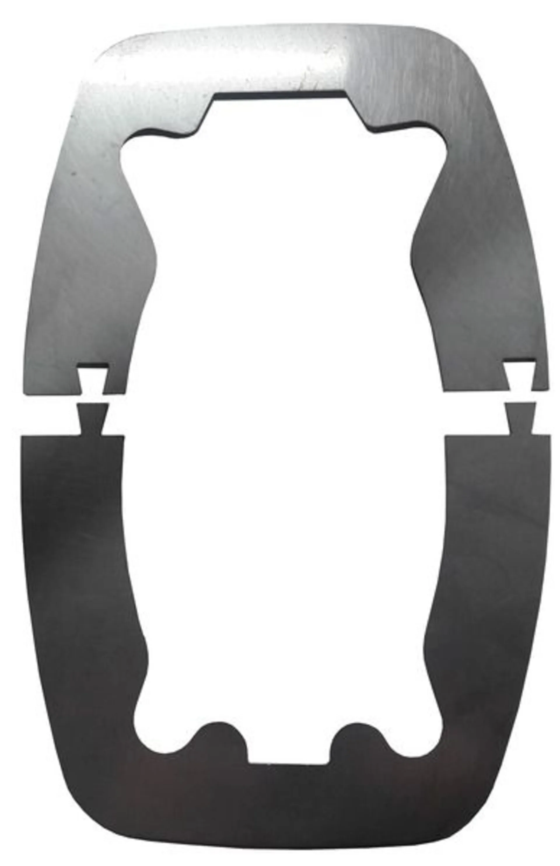 Stechschutzplatte Eurochassis X250 für Fiat Ducato ab 2006 passend für Front- und Heckstossstange