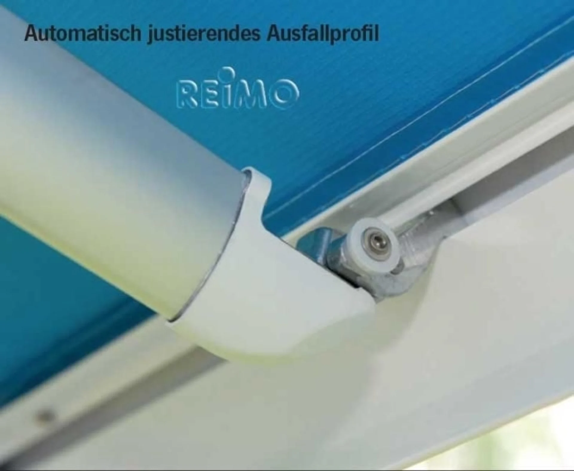 Perfect Wall 1500 4,5m Gehäuse weiss Tuch Horizont