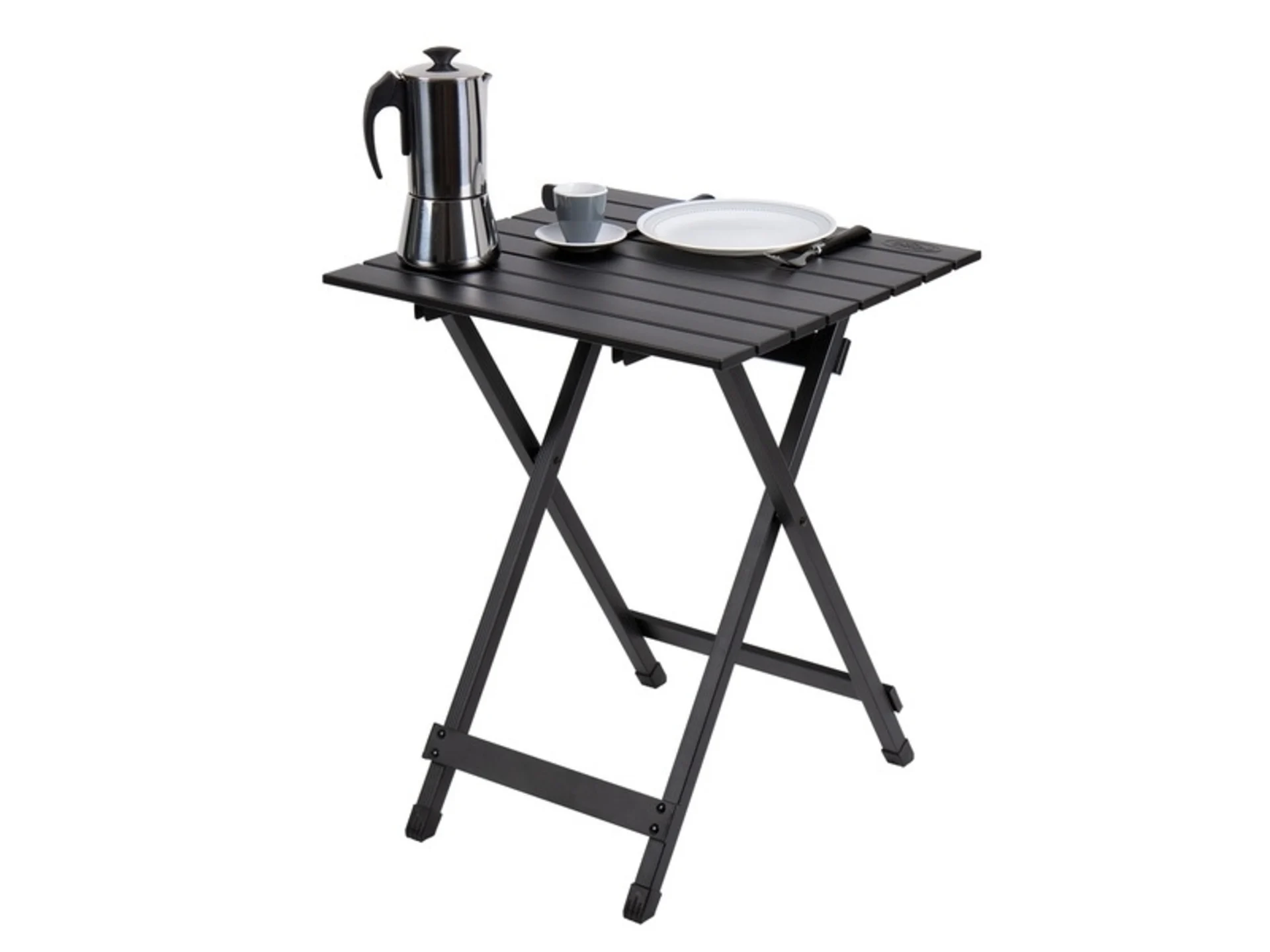 Single Black Alu-Klapptisch