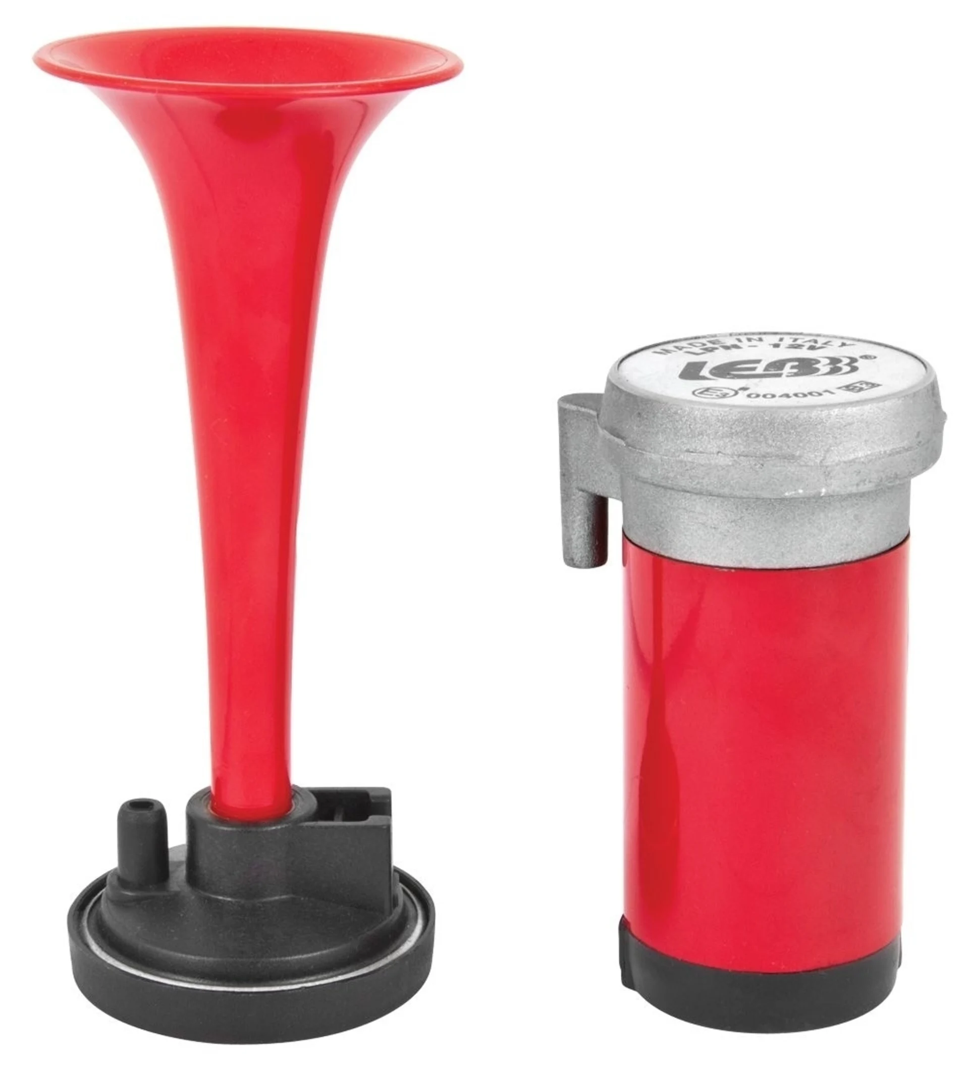 Fanfares à compresseur rouge 3 sons 12V