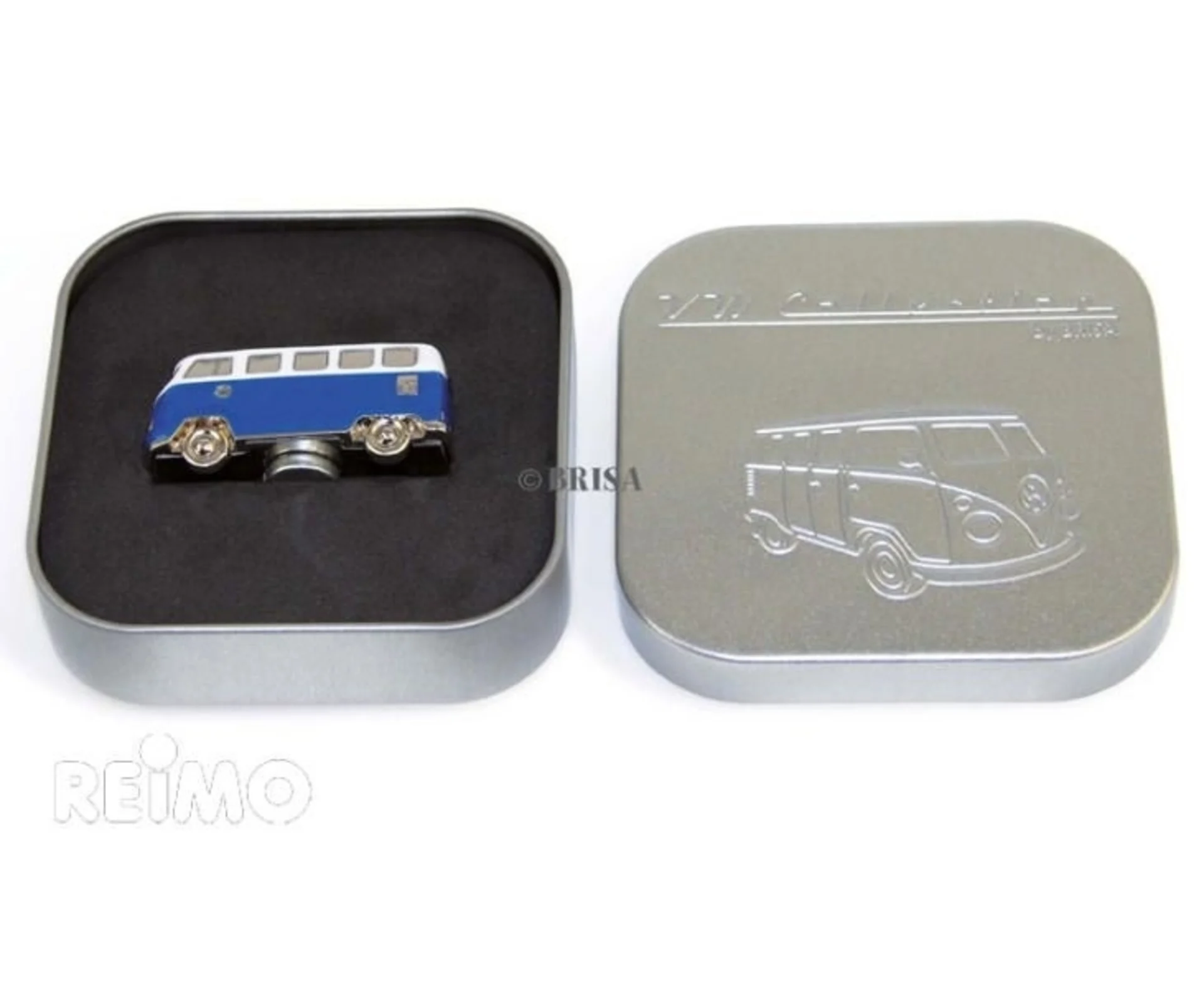 VW Collection Bulli T1 3D Mini Modell blau mit Magnet