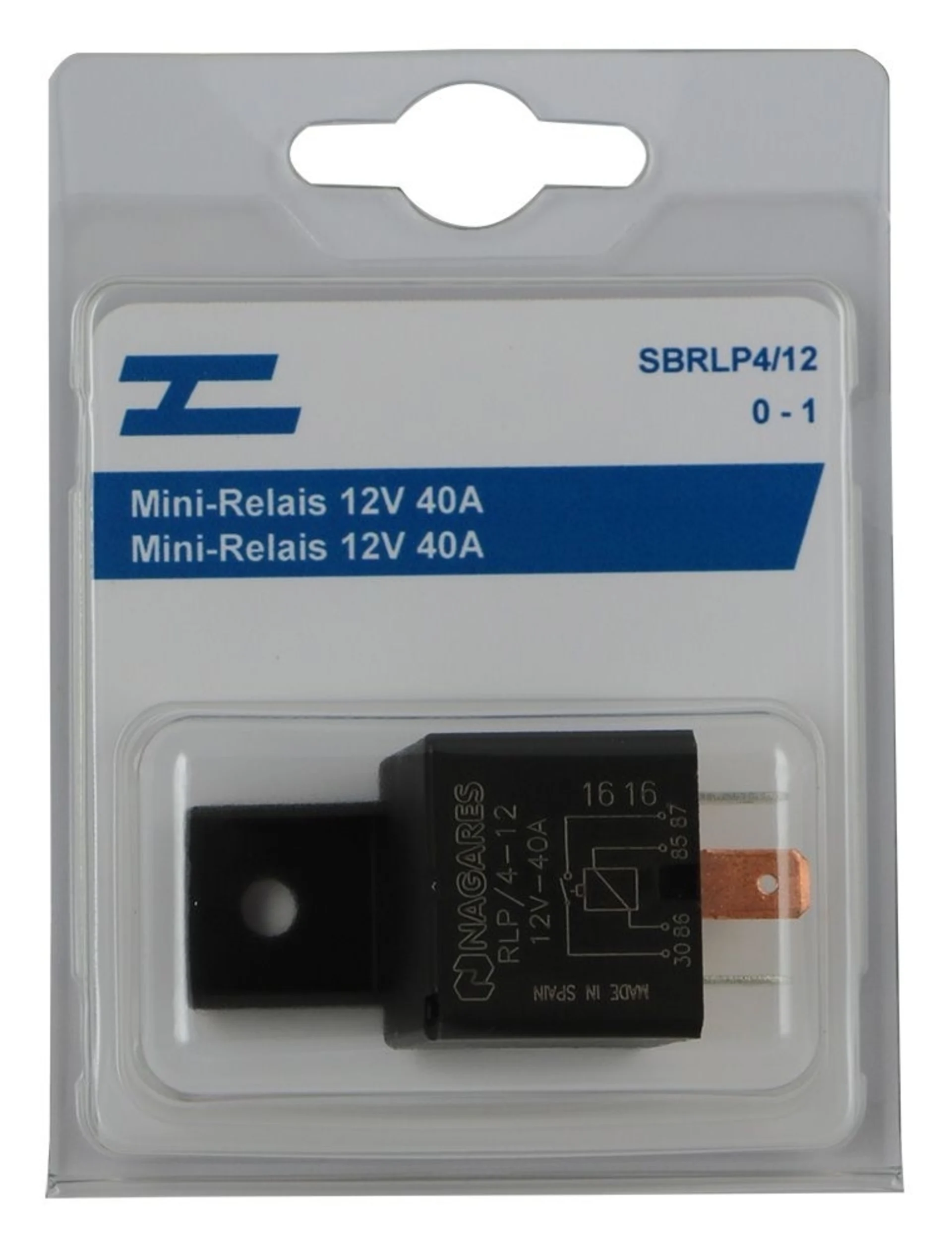 Mahle Mini-Relais 0-1 12 V 1x87 40A.